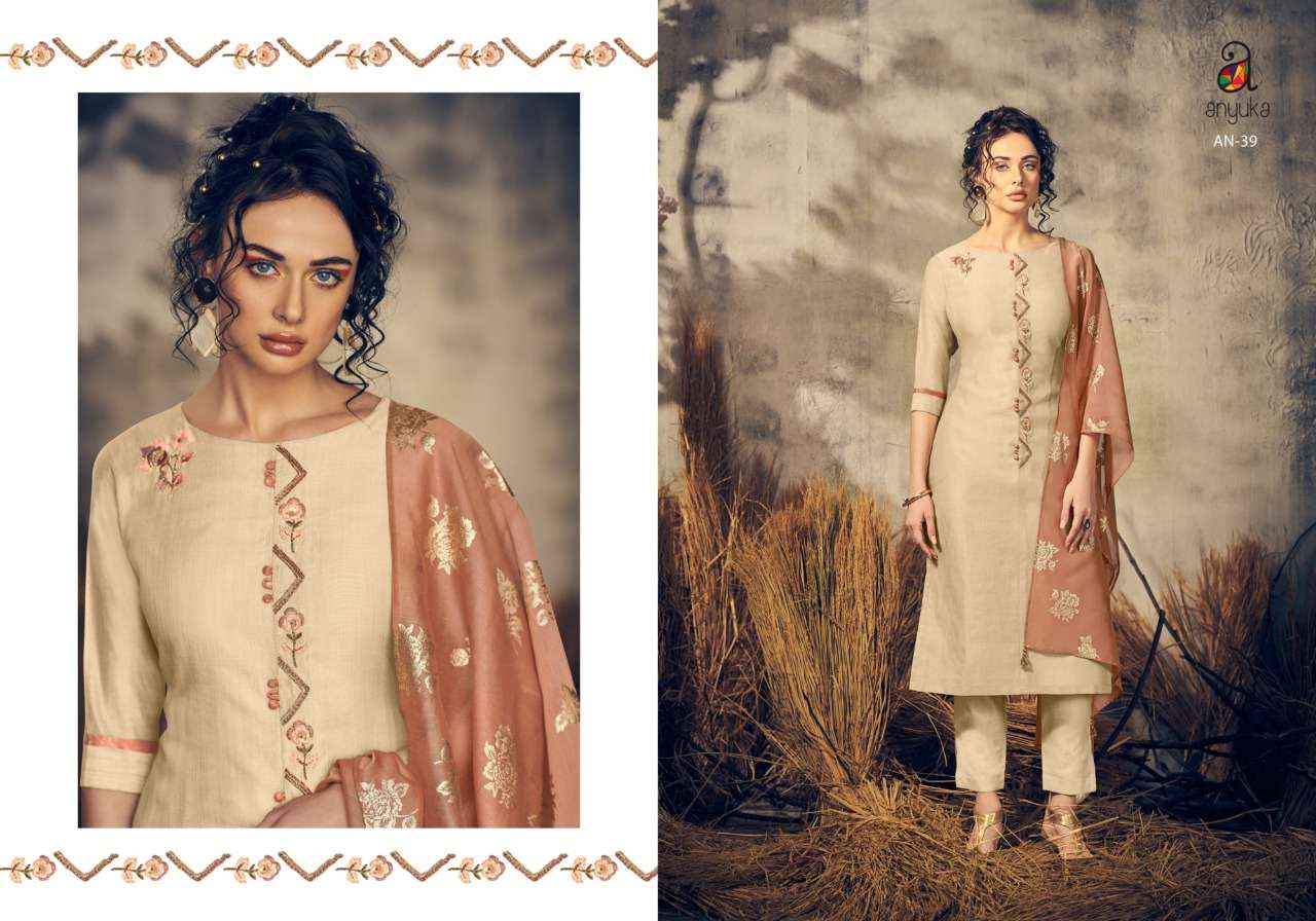 OSHNA BY ANYUKA 34 TO 39 SERIES BEAUTIFUL SUITS COLORFUL STYLISH FANCY CASUAL WEAR & ETHNIC WEAR VISCOSE DRESSES AT WHOLESALE PRICE