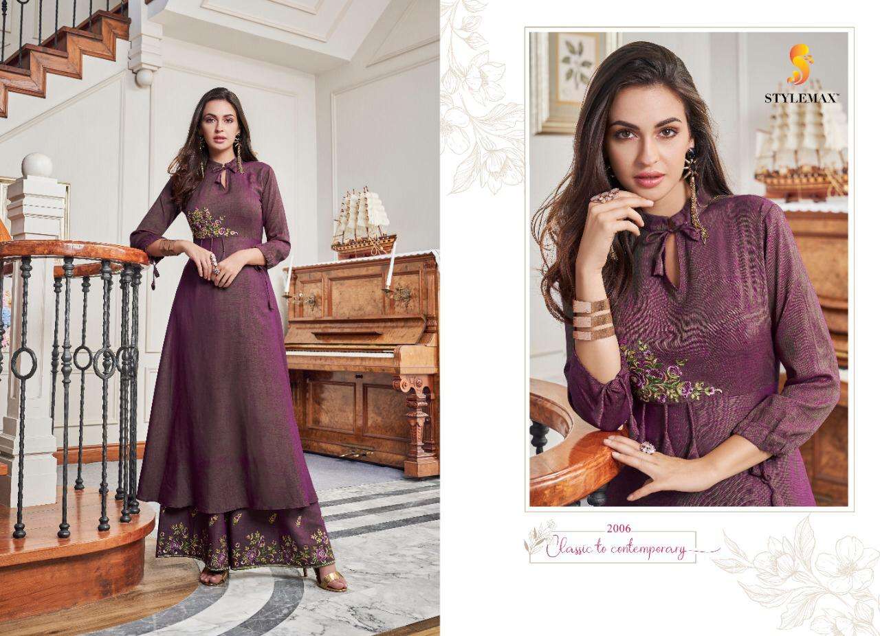 VINTAGE NX BY STYLEMAX 2001 TO 2005 SERIES DESIGNER BEAUTIFUL STYLISH FANCY COLORFUL PARTY WEAR & OCCASIONAL WEAR TWO TONE COTTON SLUB GOWNS AT WHOLESALE PRICE