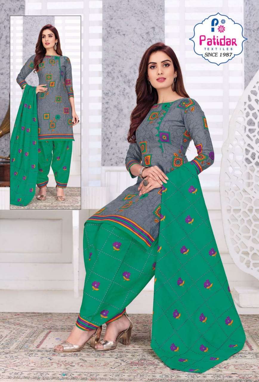 FIZA VOL-6 BY PATIDAR TEXTILE 6001 TO 6012 SERIES BEAUTIFUL SUITS STYLISH FANCY COLORFUL PARTY WEAR & ETHNIC WEAR COTTON PRINTED DRESSES AT WHOLESALE PRICE