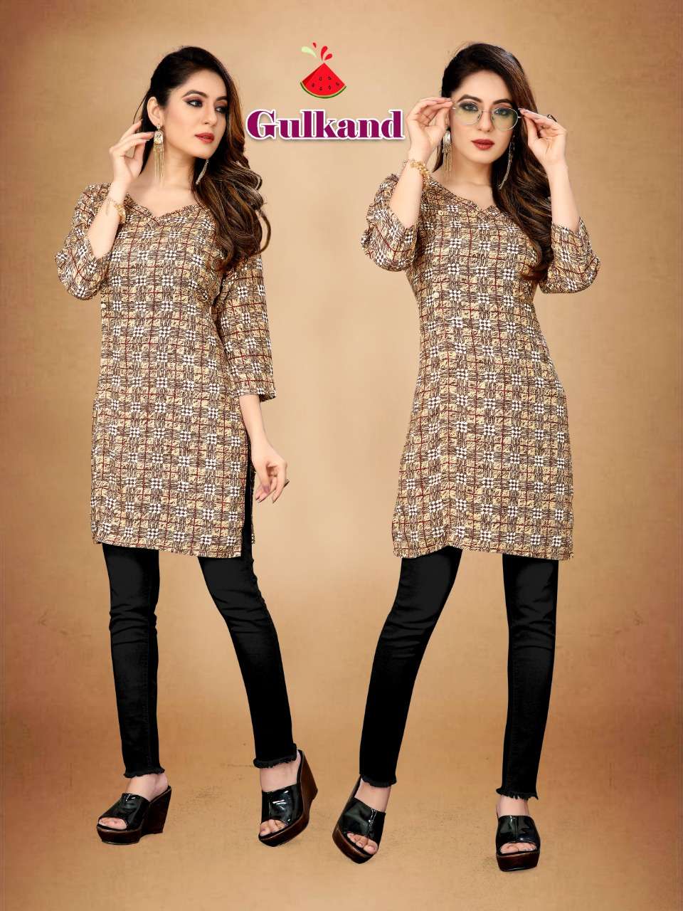 GULKAND BY WATERMELON 2901 TO 2908 SERIES DESIGNER BEAUTIFUL STYLISH FANCY COLORFUL PARTY WEAR & OCCASIONAL WEAR HEAVY RAYON PRINTED KURTIS AT WHOLESALE PRICE