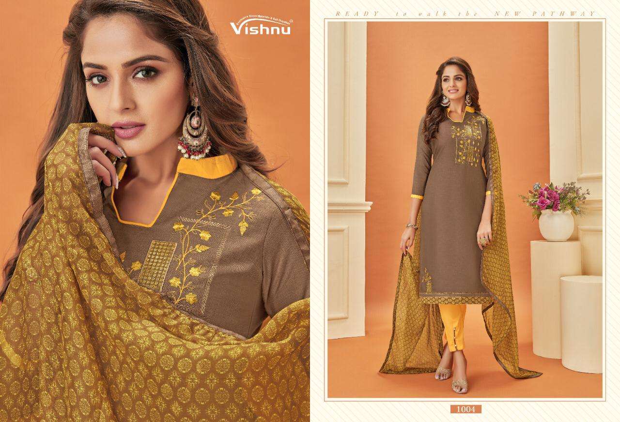 MALAIKA VOL-3 BY VISHNU PRINTS 1001 TO 1012 SERIES BEAUTIFUL SUITS STYLISH FANCY COLORFUL PARTY WEAR & ETHNIC WEAR POLY COTTON PRINTED DRESSES AT WHOLESALE PRICE