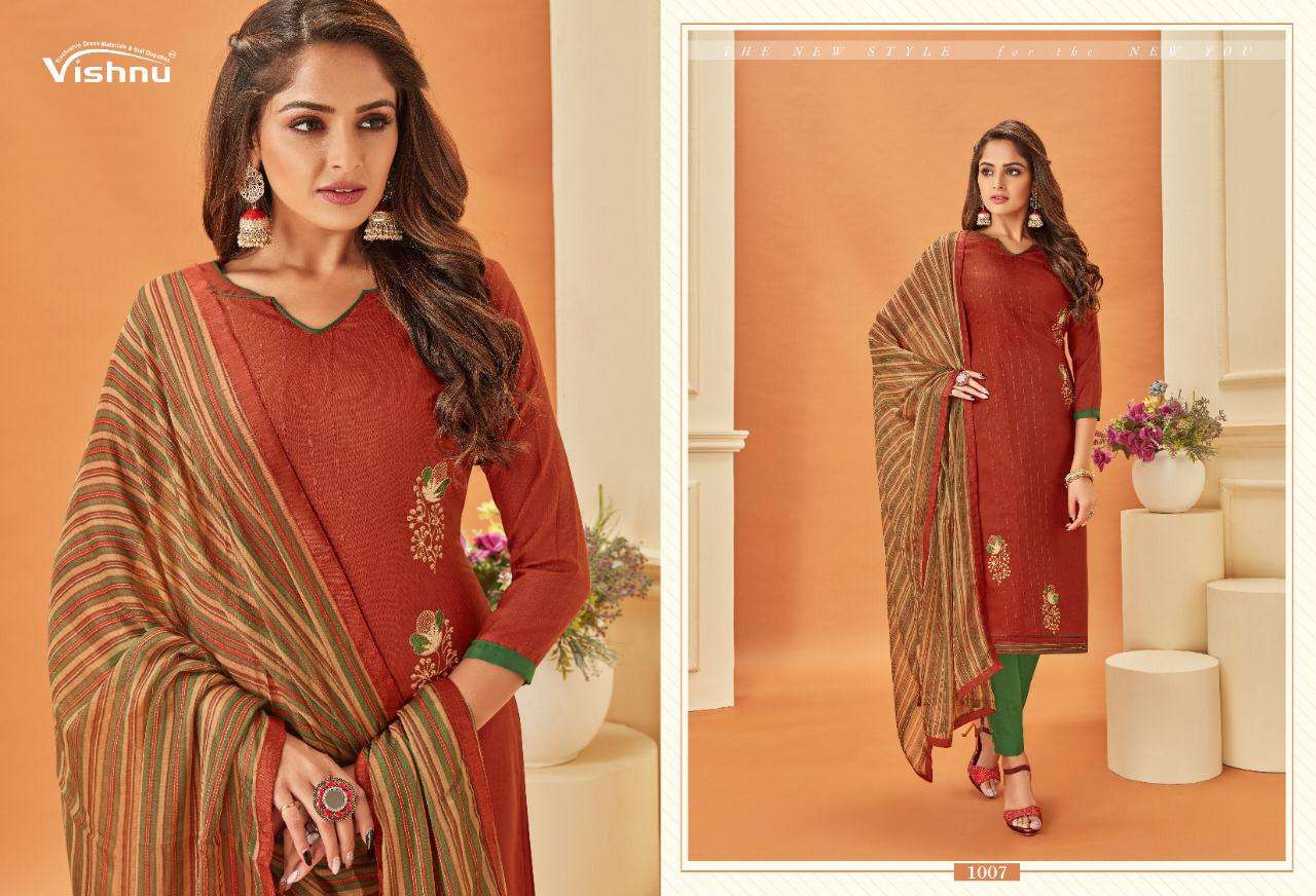 MALAIKA VOL-3 BY VISHNU PRINTS 1001 TO 1012 SERIES BEAUTIFUL SUITS STYLISH FANCY COLORFUL PARTY WEAR & ETHNIC WEAR POLY COTTON PRINTED DRESSES AT WHOLESALE PRICE