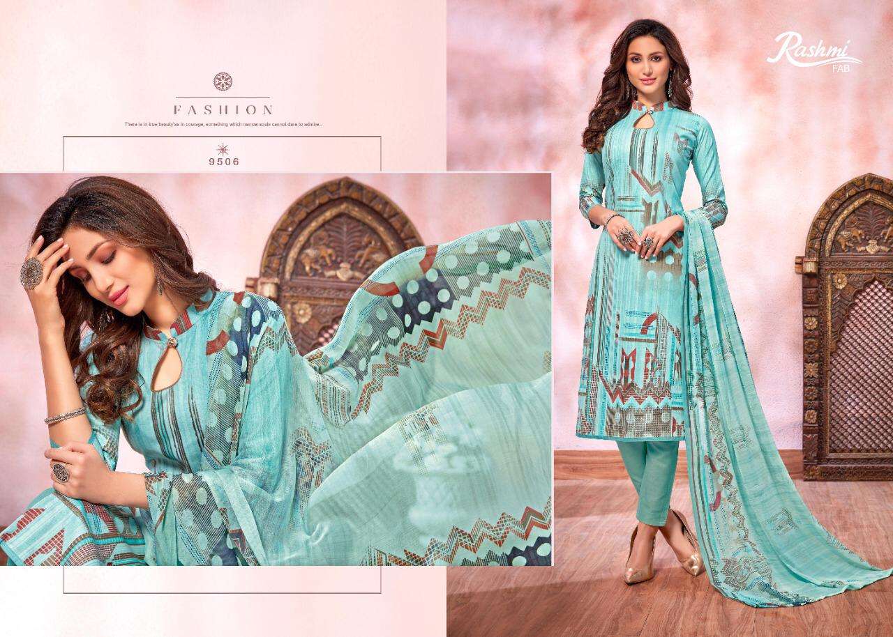 SAFINA VOL-6 BY RAMSHI FAB 9501 TO 9510 SERIES BEAUTIFUL SUITS STYLISH FANCY COLORFUL PARTY WEAR & ETHNIC WEAR CAMBRIC PRINTED DRESSES AT WHOLESALE PRICE