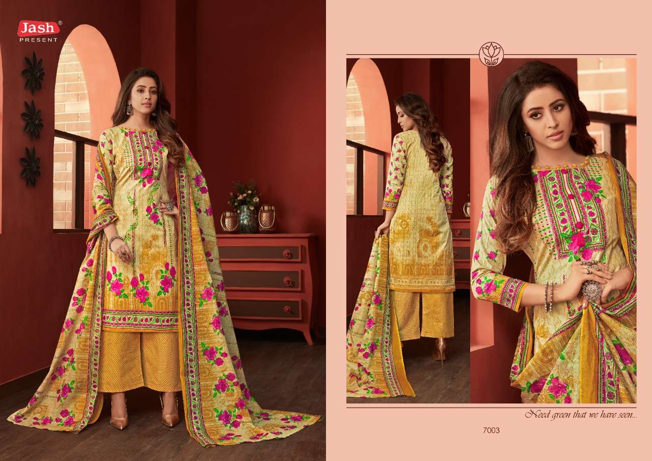 ELLIZA VOL-5 BY JASH ENTERPRISE 5001 TO 5010 SERIES DESIGNER SUITS BEAUTIFUL FANCY COLORFUL STYLISH PARTY WEAR & ETHNIC WEAR PURE COTTON PRINTED DRESSES AT WHOLESALE PRICE