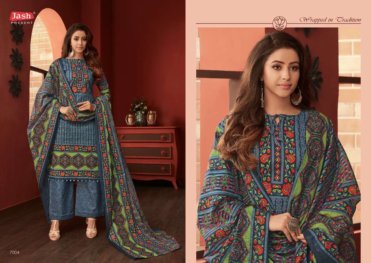 ELLIZA VOL-5 BY JASH ENTERPRISE 5001 TO 5010 SERIES DESIGNER SUITS BEAUTIFUL FANCY COLORFUL STYLISH PARTY WEAR & ETHNIC WEAR PURE COTTON PRINTED DRESSES AT WHOLESALE PRICE