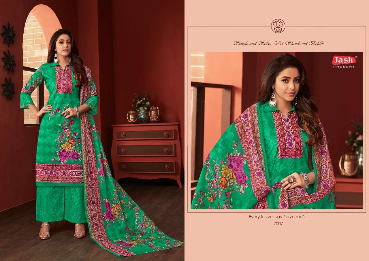 ELLIZA VOL-5 BY JASH ENTERPRISE 5001 TO 5010 SERIES DESIGNER SUITS BEAUTIFUL FANCY COLORFUL STYLISH PARTY WEAR & ETHNIC WEAR PURE COTTON PRINTED DRESSES AT WHOLESALE PRICE