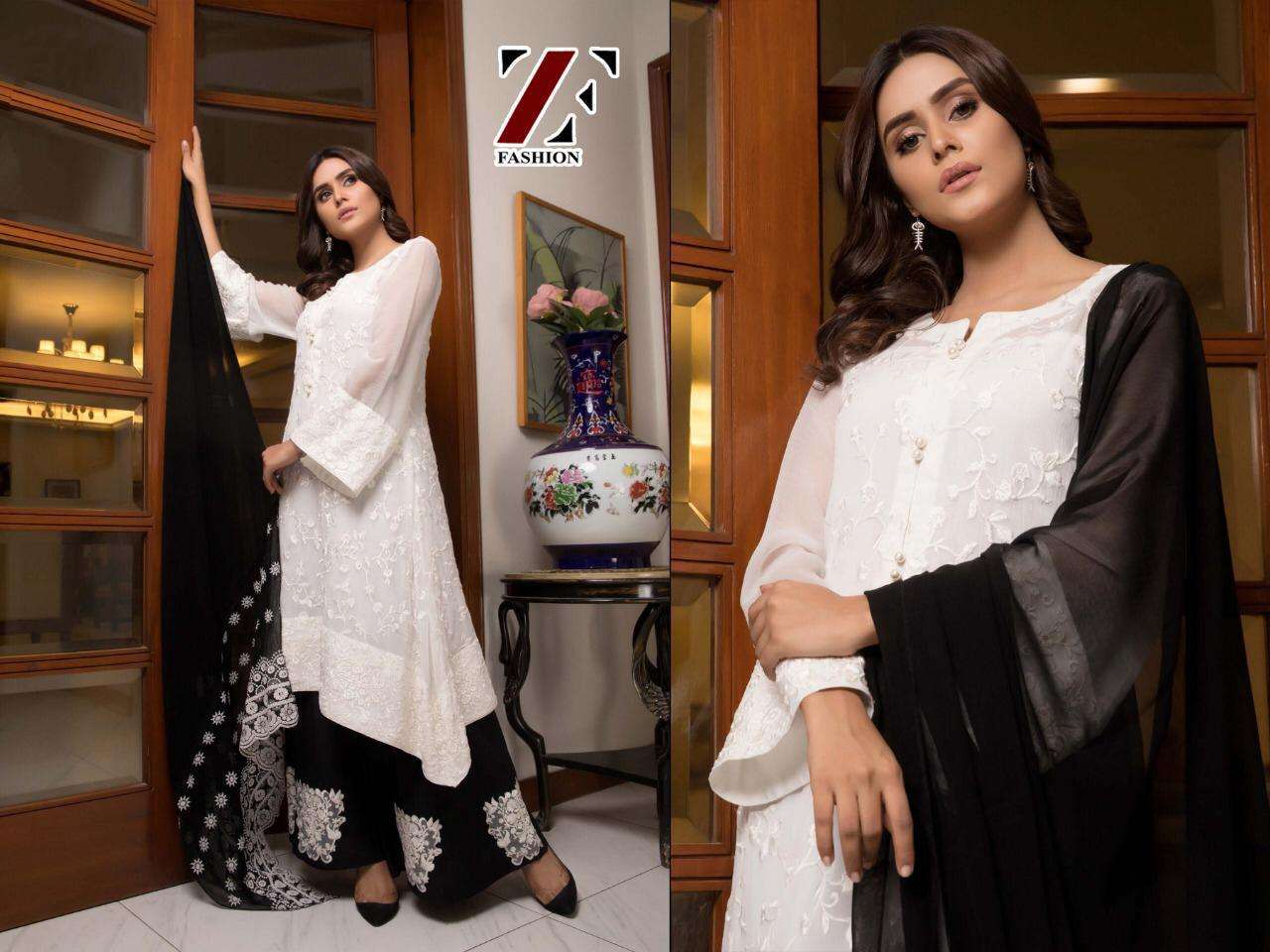 ZUNAIRI LAWN HIT DESIGN 1001 BY ZIYA FASHION BEAUTIFUL PAKISTANI SUITS COLORFUL STYLISH FANCY CASUAL WEAR & ETHNIC WEAR CAMBRIC COTTON EMBROIDERED DRESSES AT WHOLESALE PRICE