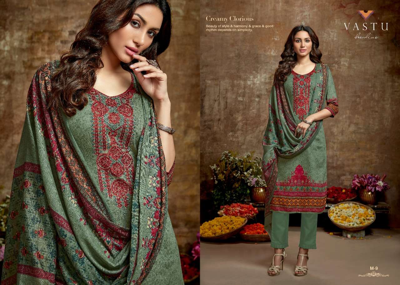 MALHAR BY VASTU TEX 1 TO 10 SERIES BEAUTIFUL SUITS COLORFUL STYLISH FANCY COLORFUL CASUAL WEAR & ETHNIC WEAR SATIN COTTON PRINTED DRESSES AT WHOLESALE PRICE