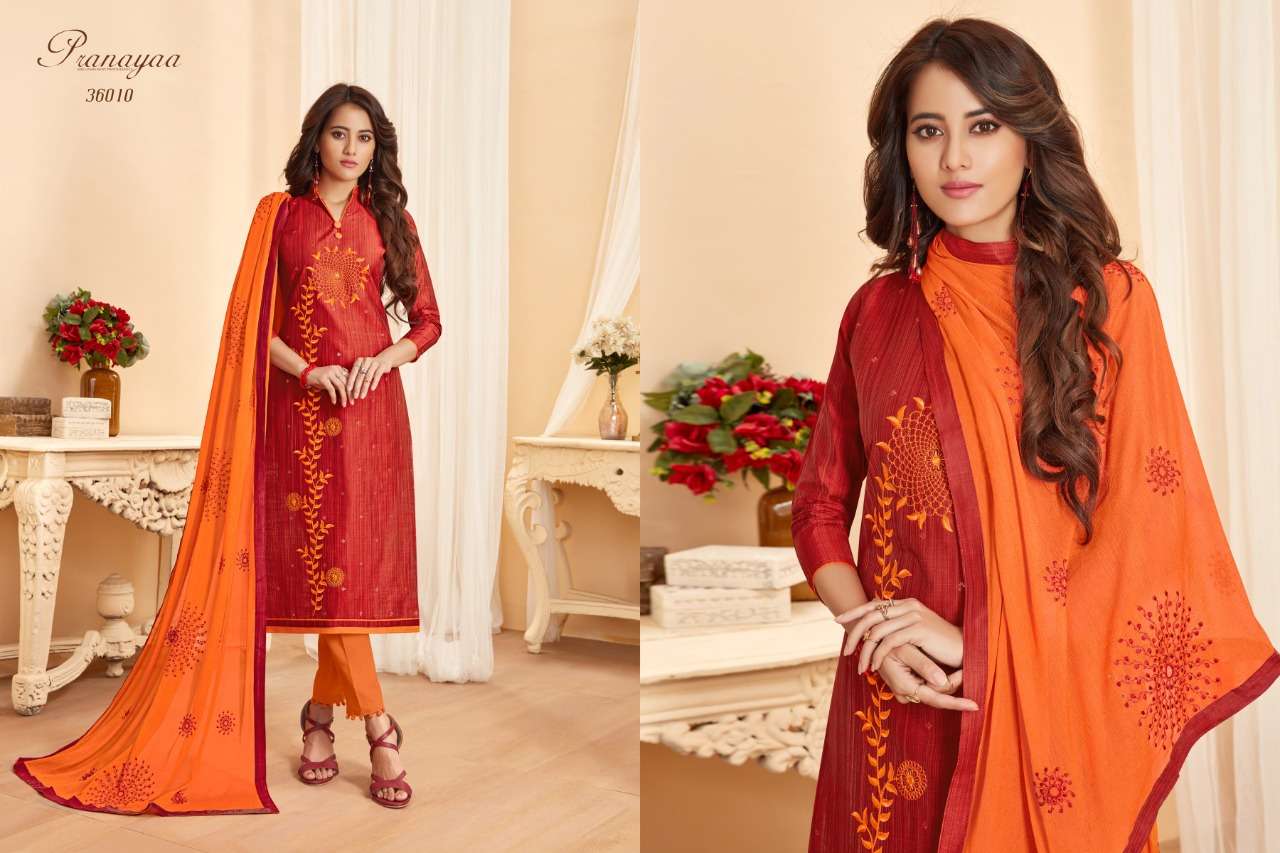 NIRALI VOL-7 BY RAGHAV ROYALS 36001 TO 36012 SERIES BEAUTIFUL SUITS STYLISH FANCY COLORFUL PARTY WEAR & ETHNIC WEAR SOUTH COTTON SLUB EMBROIDERED DRESSES AT WHOLESALE PRICE