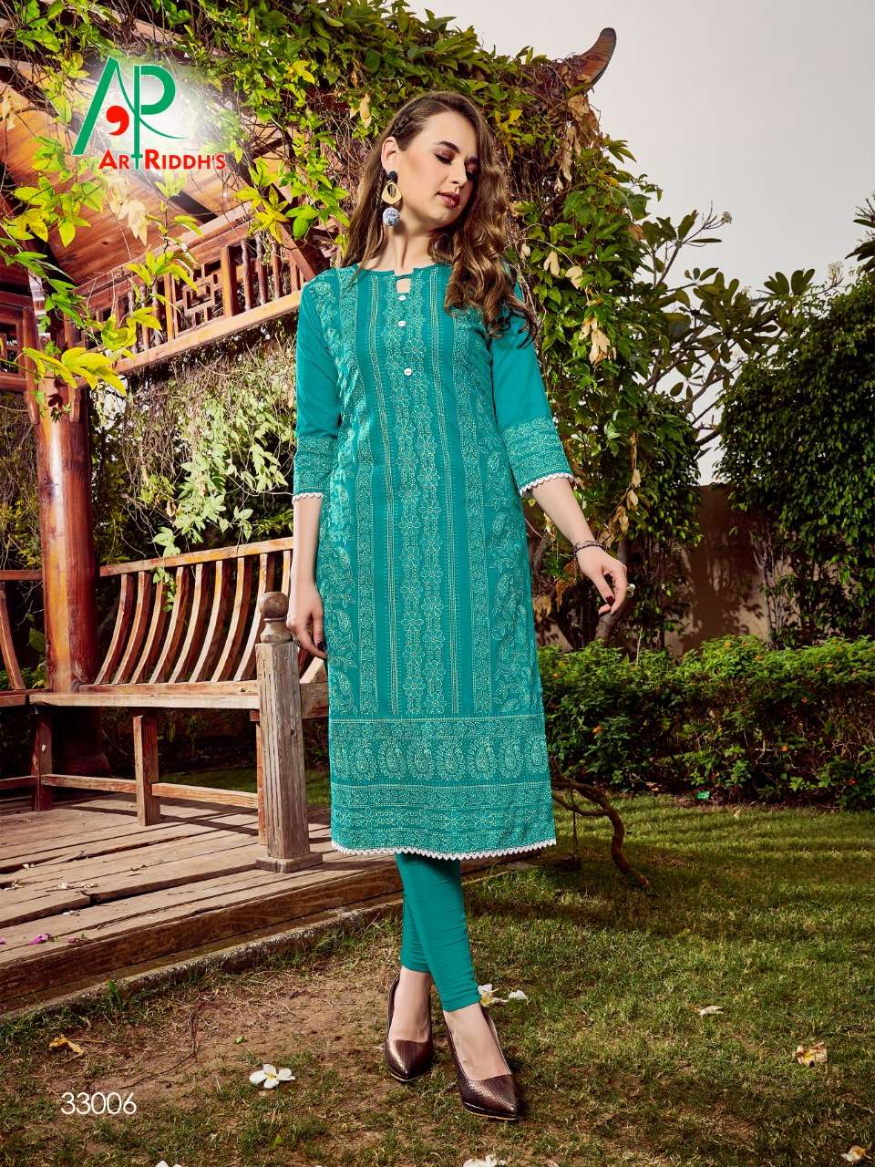 MALL CULTURE BY ART RIDDHS 33001 TO 33006 SERIES STYLISH FANCY BEAUTIFUL COLORFUL CASUAL WEAR & ETHNIC WEAR RAYON SLUB PRINTED KURTIS AT WHOLESALE PRICE