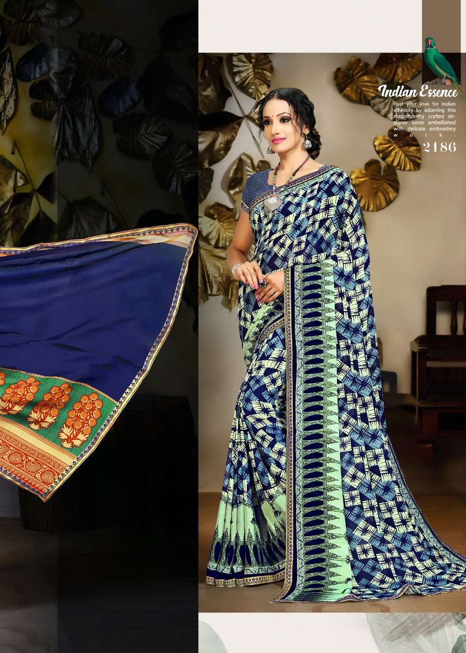 SALONI HOT VOL-11 BY HAYTEE 2179 TO 2190 SERIES INDIAN TRADITIONAL WEAR COLLECTION BEAUTIFUL STYLISH FANCY COLORFUL PARTY WEAR & OCCASIONAL WEAR RENNIAL PRINTED SAREES AT WHOLESALE PRICE