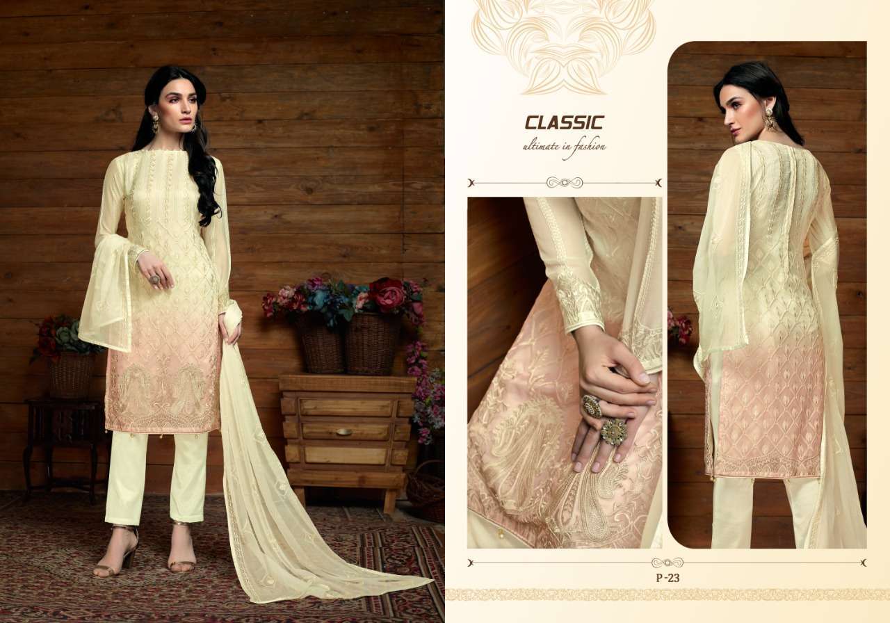 CLASSIC VOL-2 BY BELA FASHION M-4 TO M-9 SERIES BEAUTIFUL FANCY COLORFUL STYLISH PARTY WEAR & OCCASIONAL WEAR CHIFFON PRINTED DRESSES AT WHOLESALE PRICE