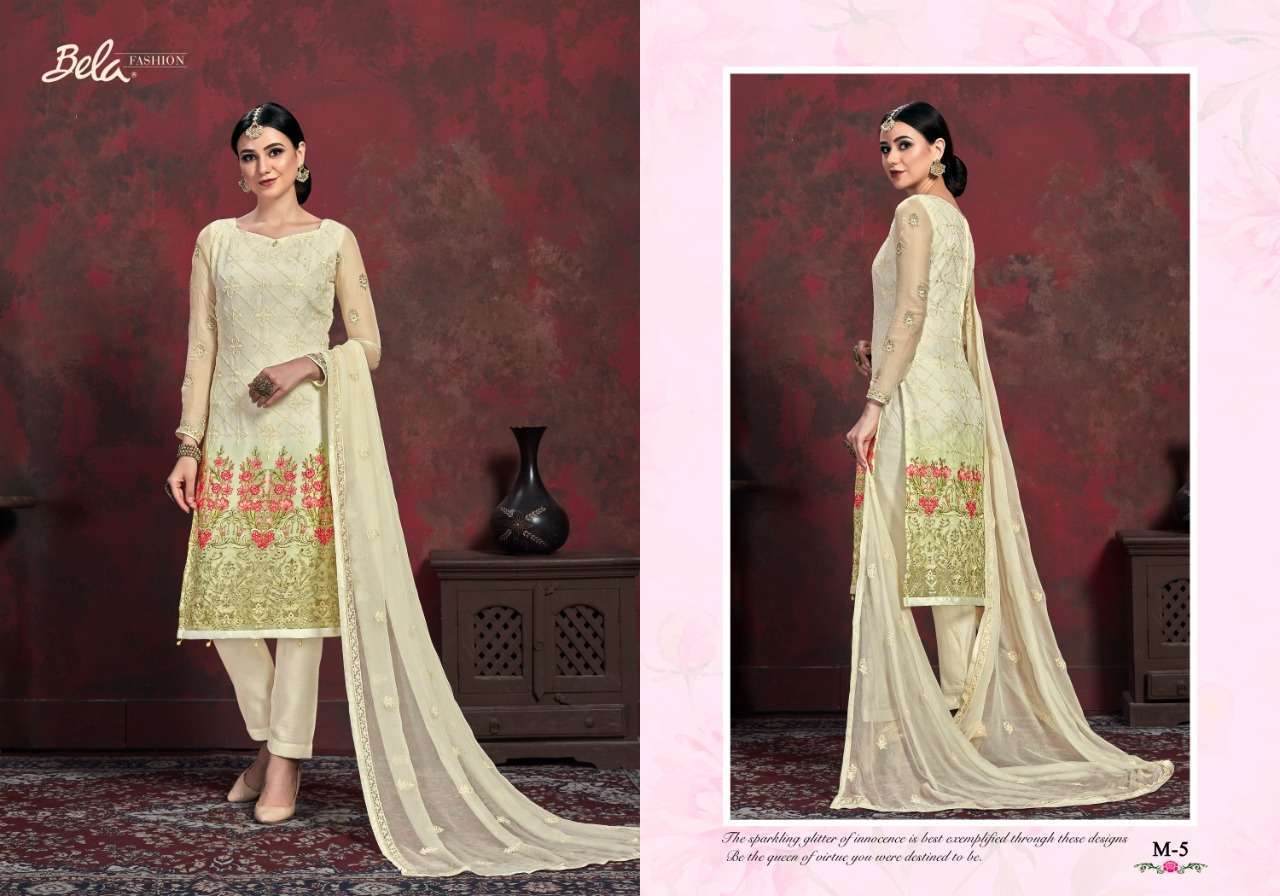 CLASSIC VOL-2 BY BELA FASHION M-4 TO M-9 SERIES BEAUTIFUL FANCY COLORFUL STYLISH PARTY WEAR & OCCASIONAL WEAR CHIFFON PRINTED DRESSES AT WHOLESALE PRICE