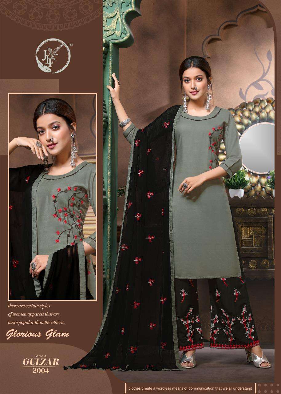 GULZAR VOL-2 BY JLF 2001 TO 2008 SERIES BEAUTIFUL COLORFUL STYLISH PRETTY PARTY WEAR CASUAL WEAR OCCASIONAL WEAR RAYON 14 KG PRINTED DRESSES AT WHOLESALE PRICE