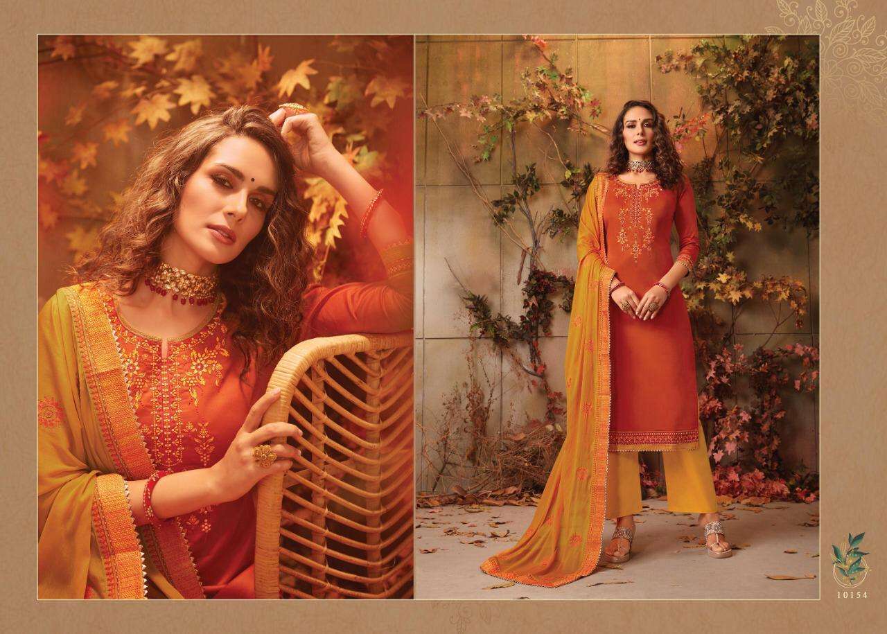 DELIGHT BY RAMAIYA 10151 TO 1058 SERIES BEAUTIFUL COLORFUL STYLISH PRETTY PARTY WEAR CASUAL WEAR OCCASIONAL WEAR JAM SILK WITH EMBROIDERY DRESSES AT WHOLESALE PRICE