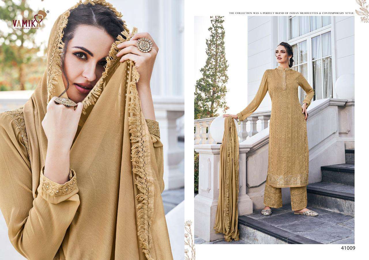 SIMONA VOL-2 BY VAAMIKA FASHION 41006 TO 41011 SERIES BEAUTIFUL PAKISTANI SUITS COLORFUL STYLISH FANCY CASUAL WEAR & ETHNIC WEAR REAL GEORGETTE DIGITAL EMBROIDERED DRESSES AT WHOLESALE PRICE