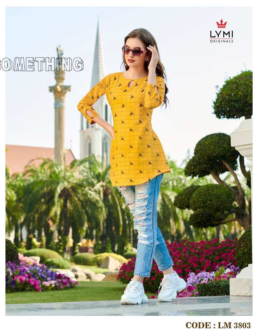 LEMON BY LYMI ORGINAL 1301 TO 1308 SERIES BEAUTIFUL STYLISH COLORFUL FANCY PARTY WEAR & ETHNIC WEAR & READY TO WEAR COTTON WEAVING TOPS AT WHOLESALE PRICE