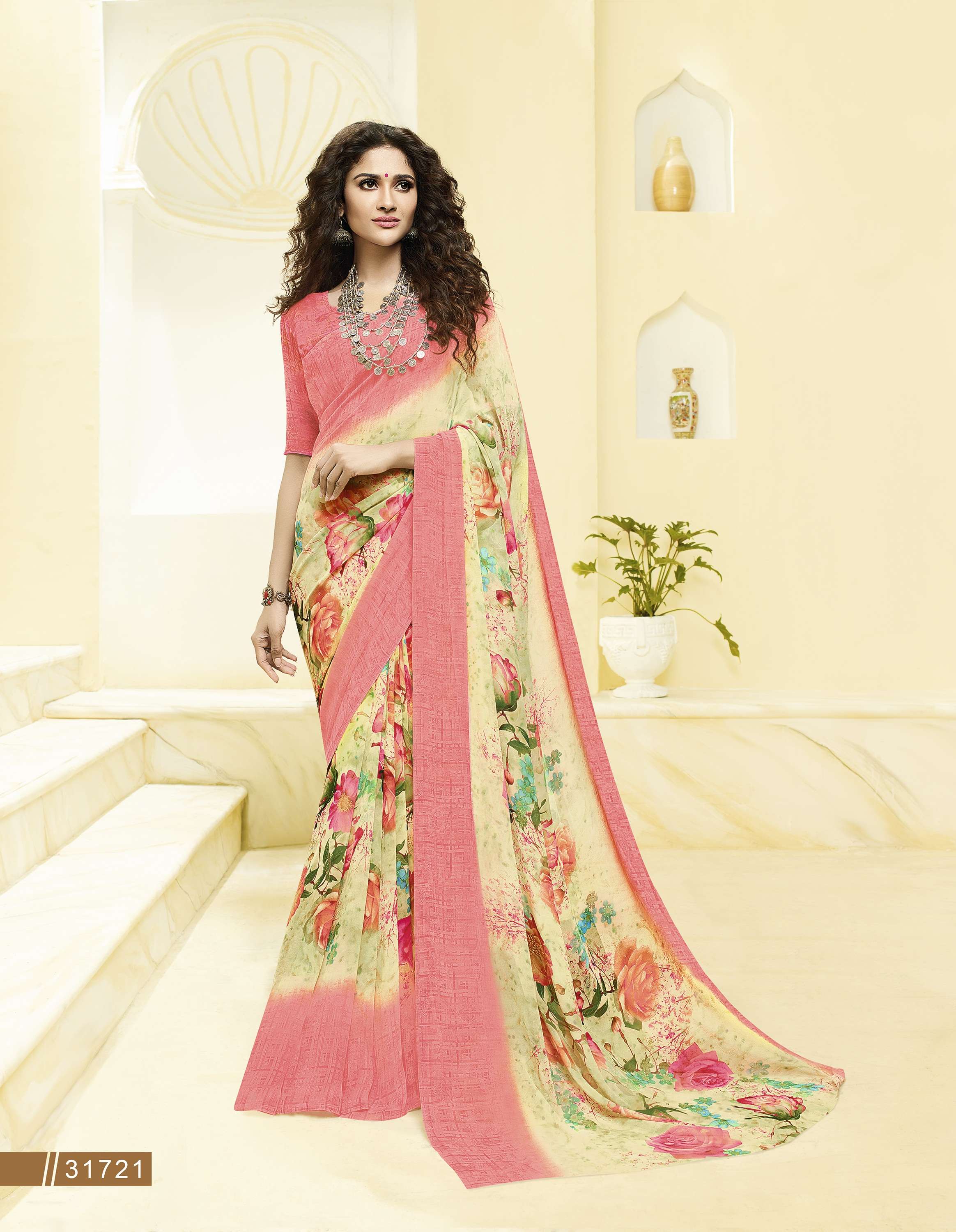 GARDENIA VOL-7 BY SUBHASH SAREES 31721 TO 31734 SERIES INDIAN TRADITIONAL WEAR COLLECTION BEAUTIFUL STYLISH FANCY COLORFUL PARTY WEAR & OCCASIONAL WEAR GEORGETTE PRINTED SAREES AT WHOLESALE PRICE
