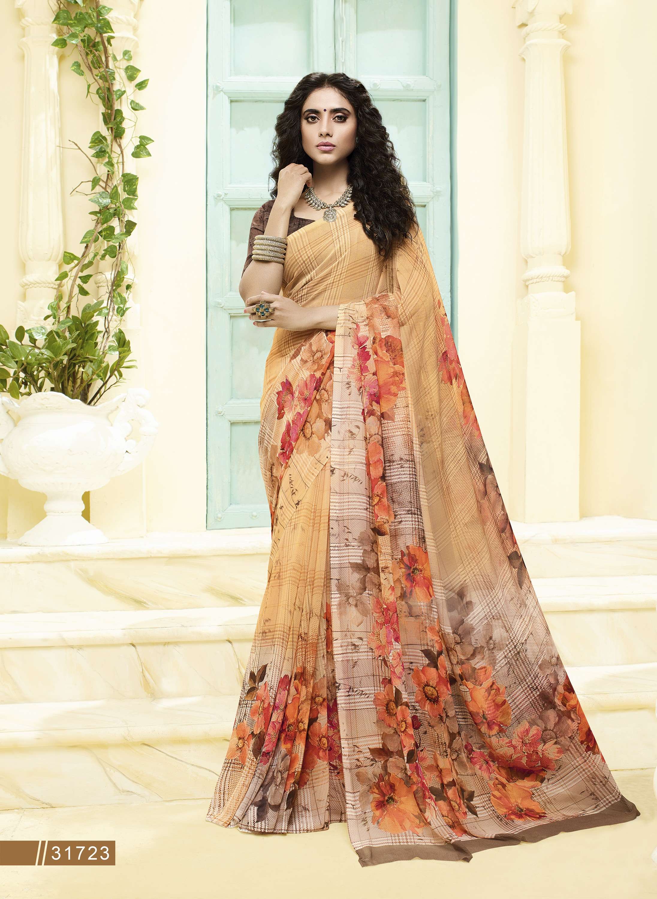 GARDENIA VOL-7 BY SUBHASH SAREES 31721 TO 31734 SERIES INDIAN TRADITIONAL WEAR COLLECTION BEAUTIFUL STYLISH FANCY COLORFUL PARTY WEAR & OCCASIONAL WEAR GEORGETTE PRINTED SAREES AT WHOLESALE PRICE