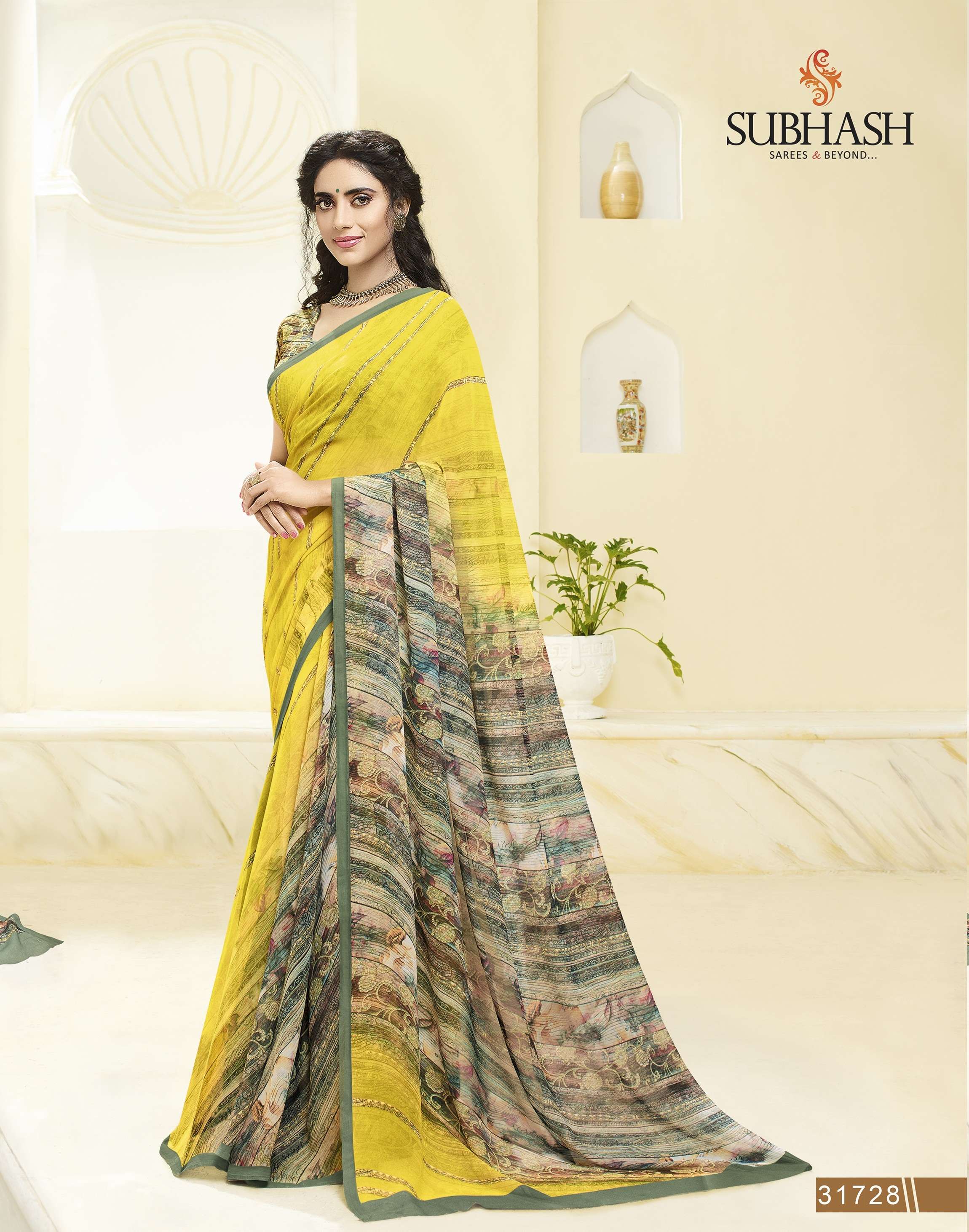 GARDENIA VOL-7 BY SUBHASH SAREES 31721 TO 31734 SERIES INDIAN TRADITIONAL WEAR COLLECTION BEAUTIFUL STYLISH FANCY COLORFUL PARTY WEAR & OCCASIONAL WEAR GEORGETTE PRINTED SAREES AT WHOLESALE PRICE