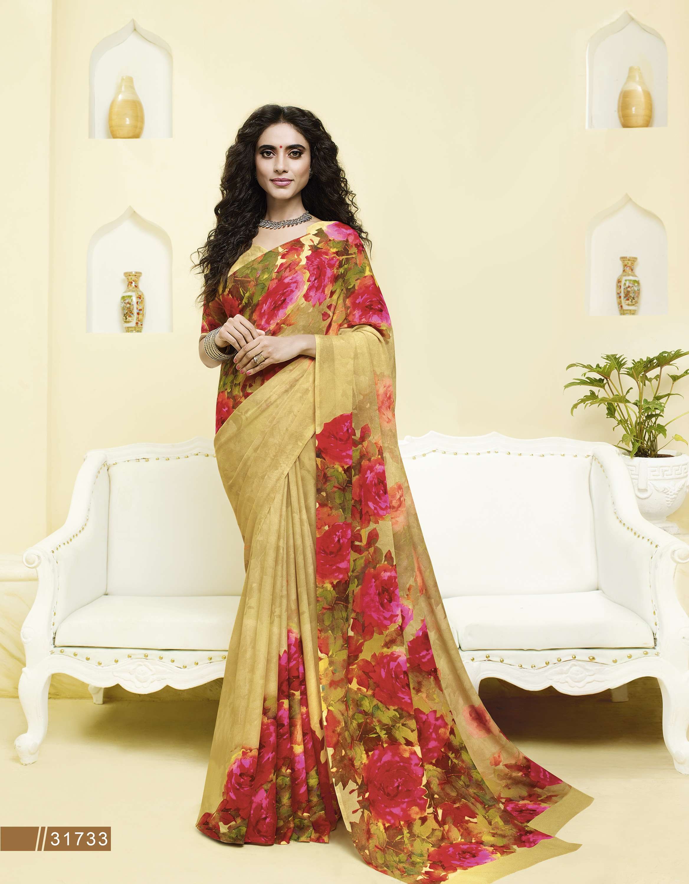 GARDENIA VOL-7 BY SUBHASH SAREES 31721 TO 31734 SERIES INDIAN TRADITIONAL WEAR COLLECTION BEAUTIFUL STYLISH FANCY COLORFUL PARTY WEAR & OCCASIONAL WEAR GEORGETTE PRINTED SAREES AT WHOLESALE PRICE