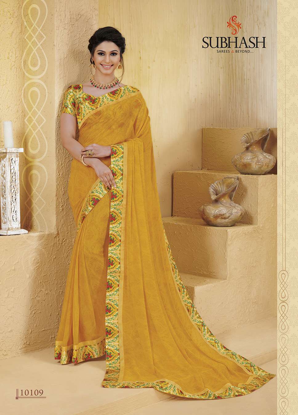 RIVIERA VOL-11 BY SUBHASH SAREES 10101 TO 10126 SERIES INDIAN TRADITIONAL WEAR COLLECTION BEAUTIFUL STYLISH FANCY COLORFUL PARTY WEAR & OCCASIONAL WEAR GEORGETTE PRINTED SAREES AT WHOLESALE PRICE