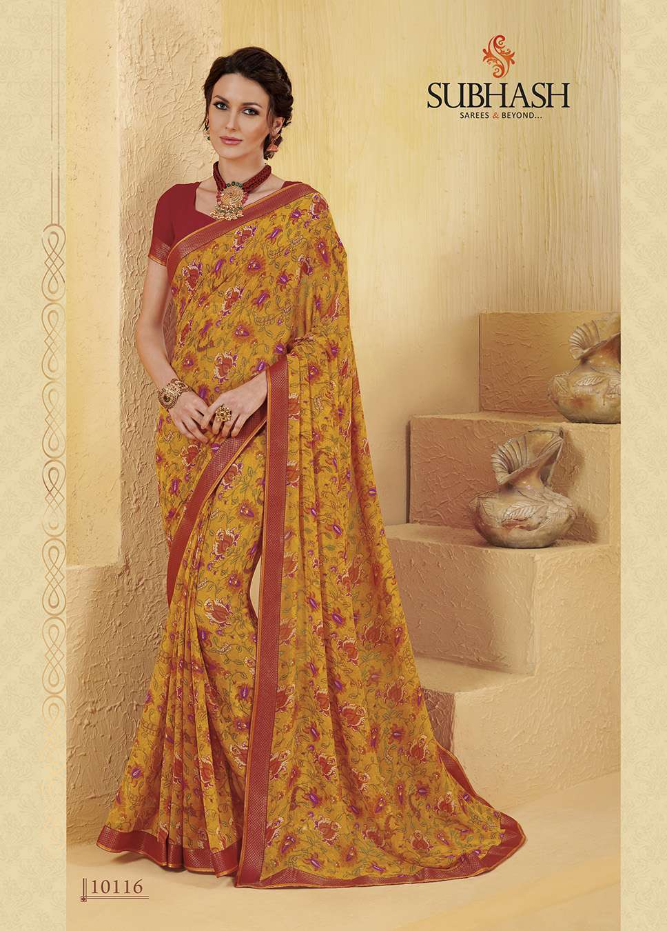 RIVIERA VOL-11 BY SUBHASH SAREES 10101 TO 10126 SERIES INDIAN TRADITIONAL WEAR COLLECTION BEAUTIFUL STYLISH FANCY COLORFUL PARTY WEAR & OCCASIONAL WEAR GEORGETTE PRINTED SAREES AT WHOLESALE PRICE