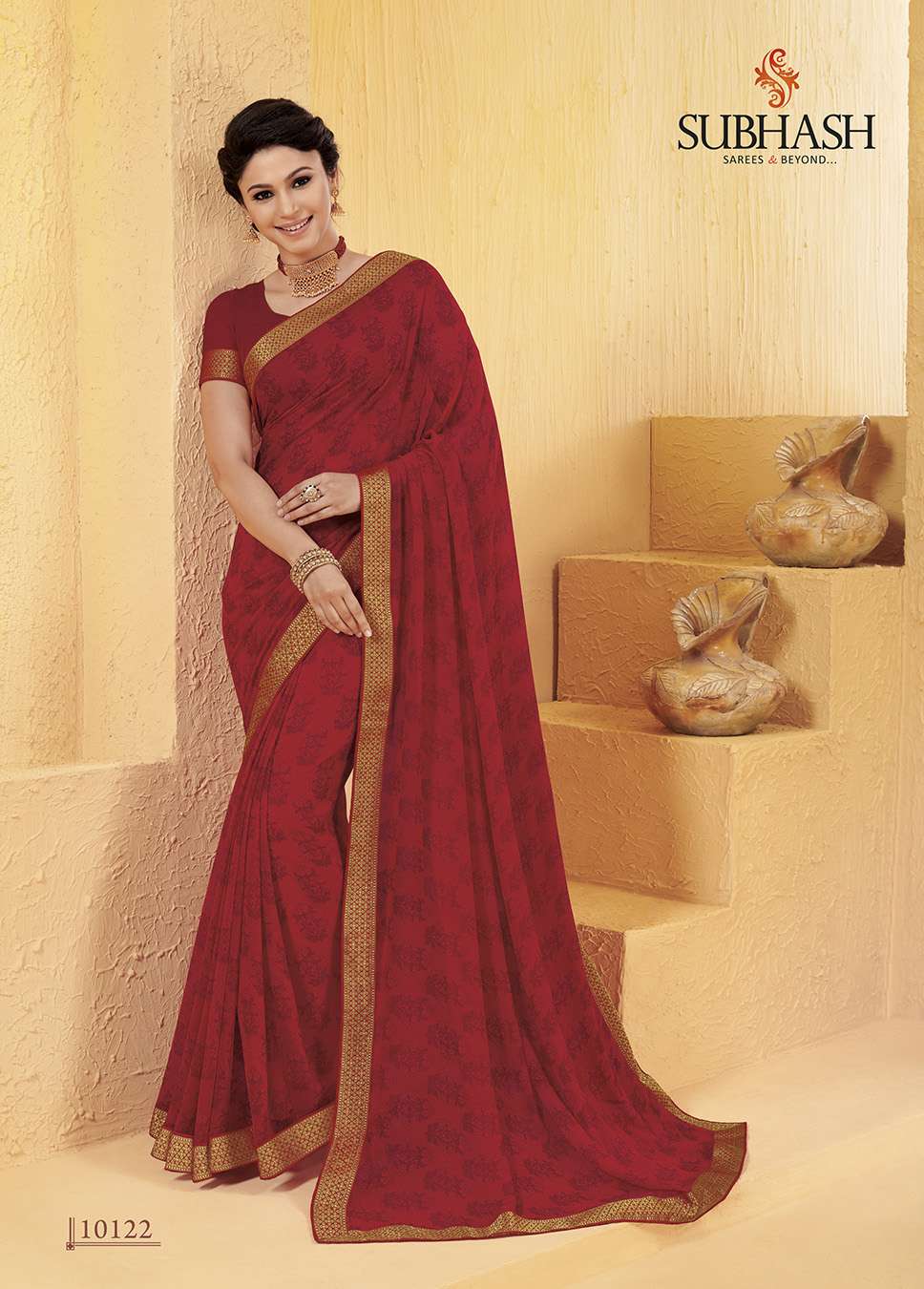 RIVIERA VOL-11 BY SUBHASH SAREES 10101 TO 10126 SERIES INDIAN TRADITIONAL WEAR COLLECTION BEAUTIFUL STYLISH FANCY COLORFUL PARTY WEAR & OCCASIONAL WEAR GEORGETTE PRINTED SAREES AT WHOLESALE PRICE