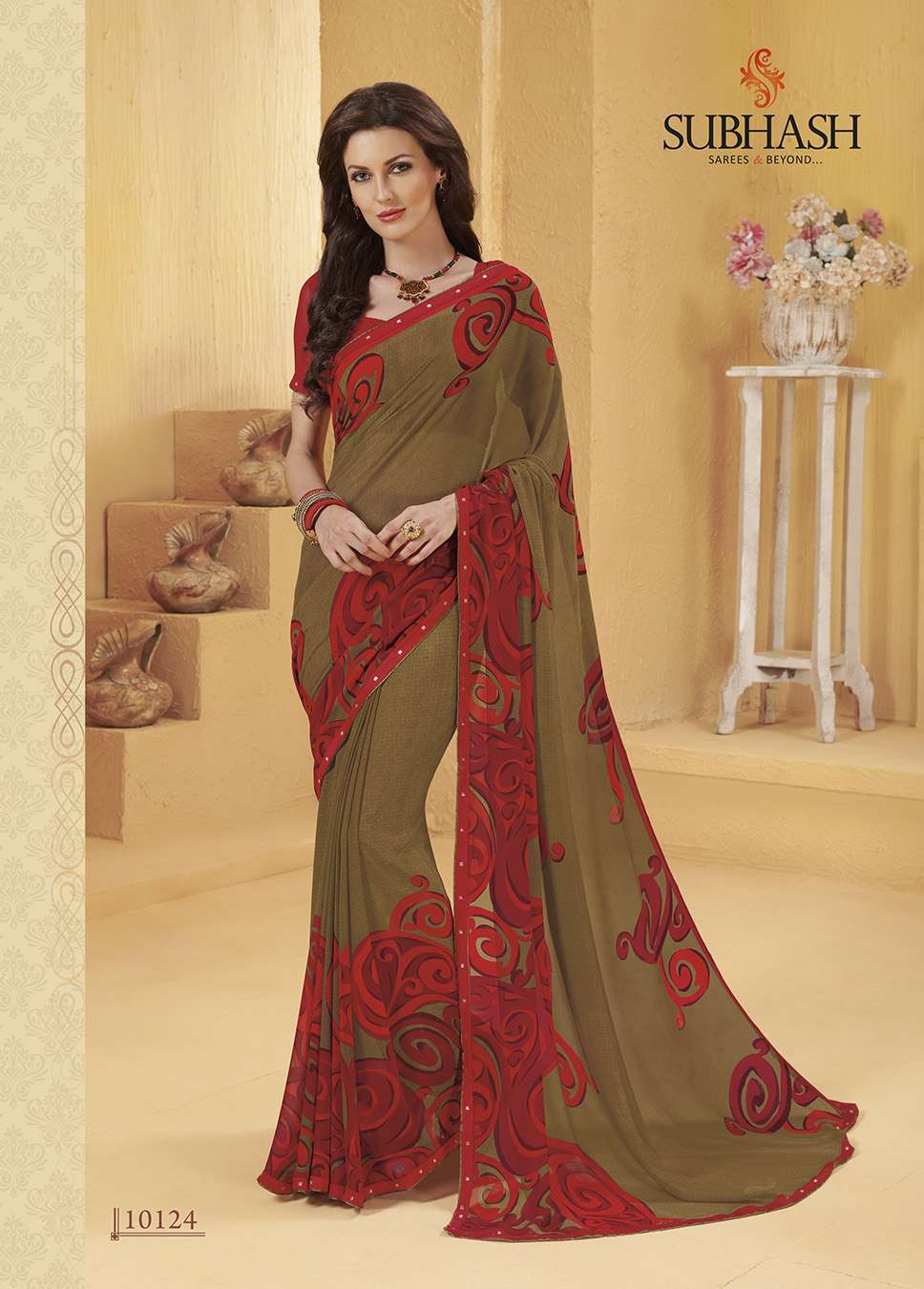 RIVIERA VOL-11 BY SUBHASH SAREES 10101 TO 10126 SERIES INDIAN TRADITIONAL WEAR COLLECTION BEAUTIFUL STYLISH FANCY COLORFUL PARTY WEAR & OCCASIONAL WEAR GEORGETTE PRINTED SAREES AT WHOLESALE PRICE