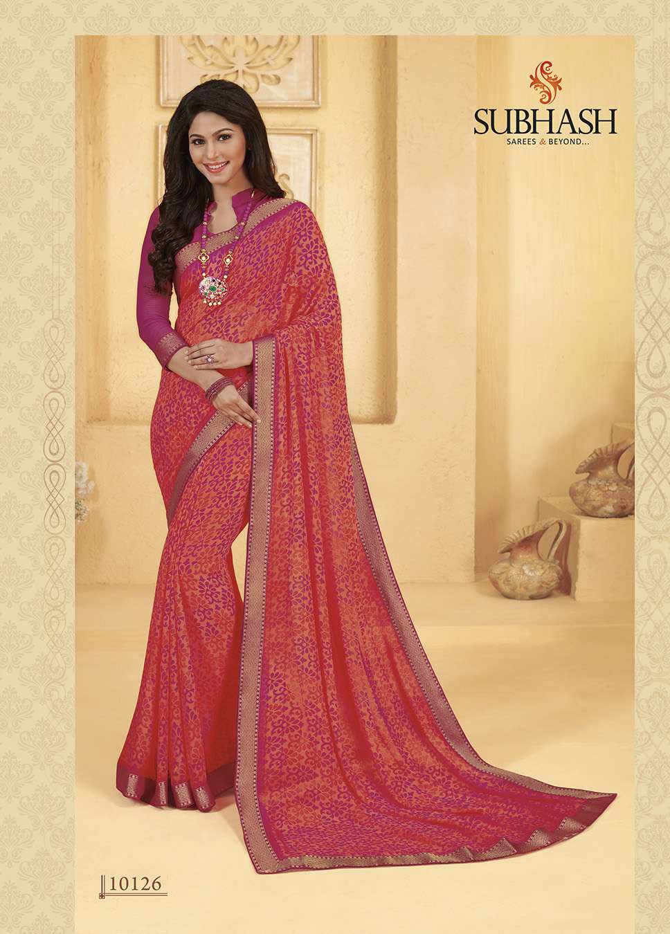 RIVIERA VOL-11 BY SUBHASH SAREES 10101 TO 10126 SERIES INDIAN TRADITIONAL WEAR COLLECTION BEAUTIFUL STYLISH FANCY COLORFUL PARTY WEAR & OCCASIONAL WEAR GEORGETTE PRINTED SAREES AT WHOLESALE PRICE