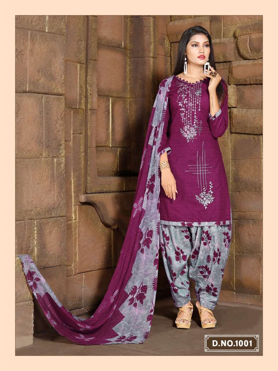 BEHTI BY JLF 1001 TO 1008 SERIES BEAUTIFUL PATIYALA SUITS STYLISH FANCY COLORFUL PARTY WEAR & OCCASIONAL WEAR COTTON PRINTED DRESSES AT WHOLESALE PRICE