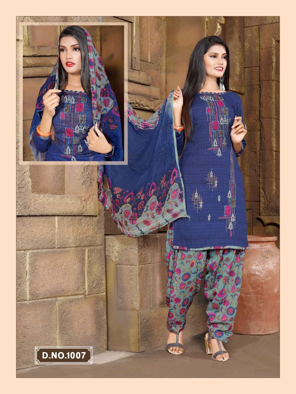 BEHTI BY JLF 1001 TO 1008 SERIES BEAUTIFUL PATIYALA SUITS STYLISH FANCY COLORFUL PARTY WEAR & OCCASIONAL WEAR COTTON PRINTED DRESSES AT WHOLESALE PRICE
