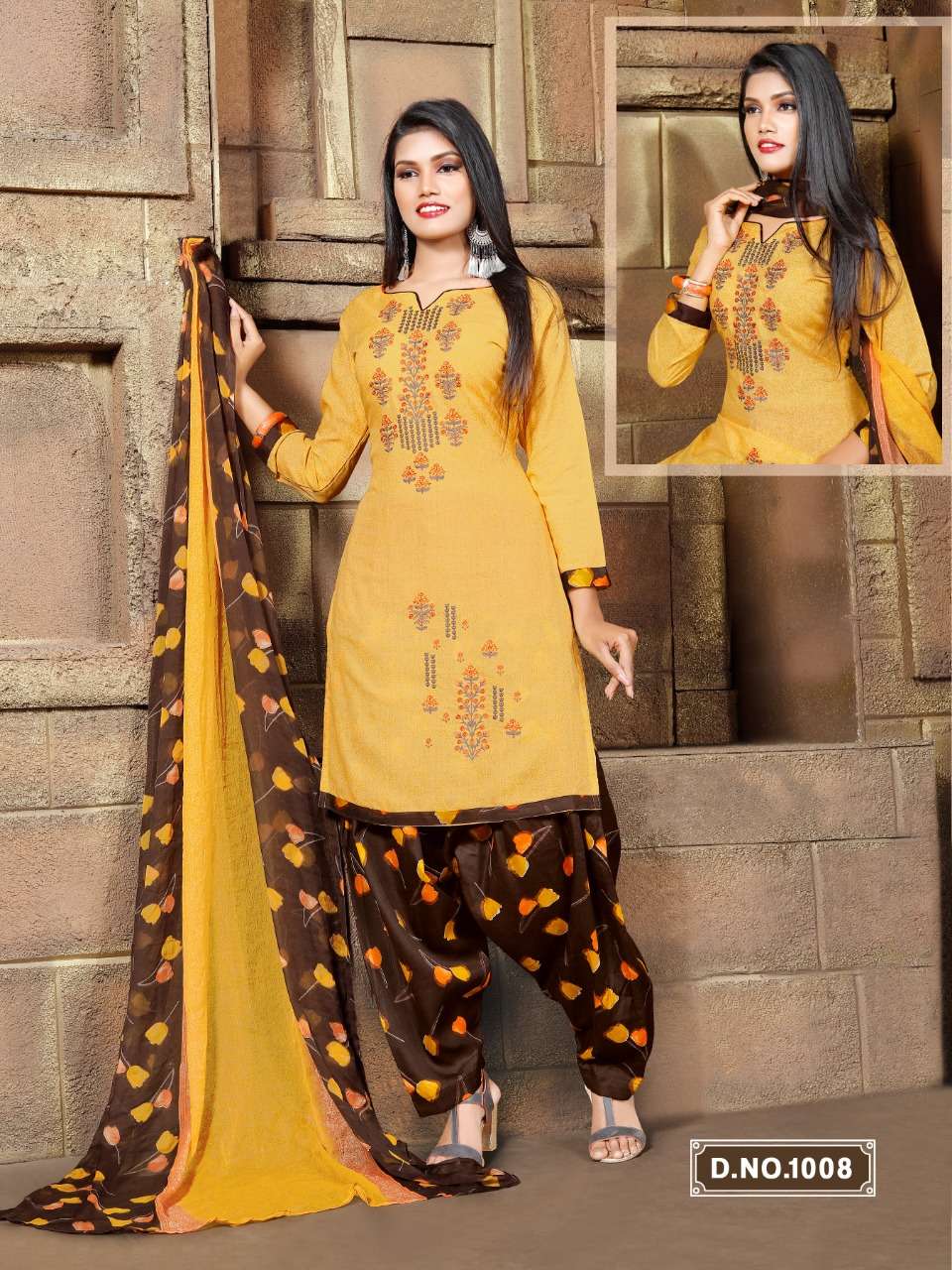 BEHTI BY JLF 1001 TO 1008 SERIES BEAUTIFUL PATIYALA SUITS STYLISH FANCY COLORFUL PARTY WEAR & OCCASIONAL WEAR COTTON PRINTED DRESSES AT WHOLESALE PRICE