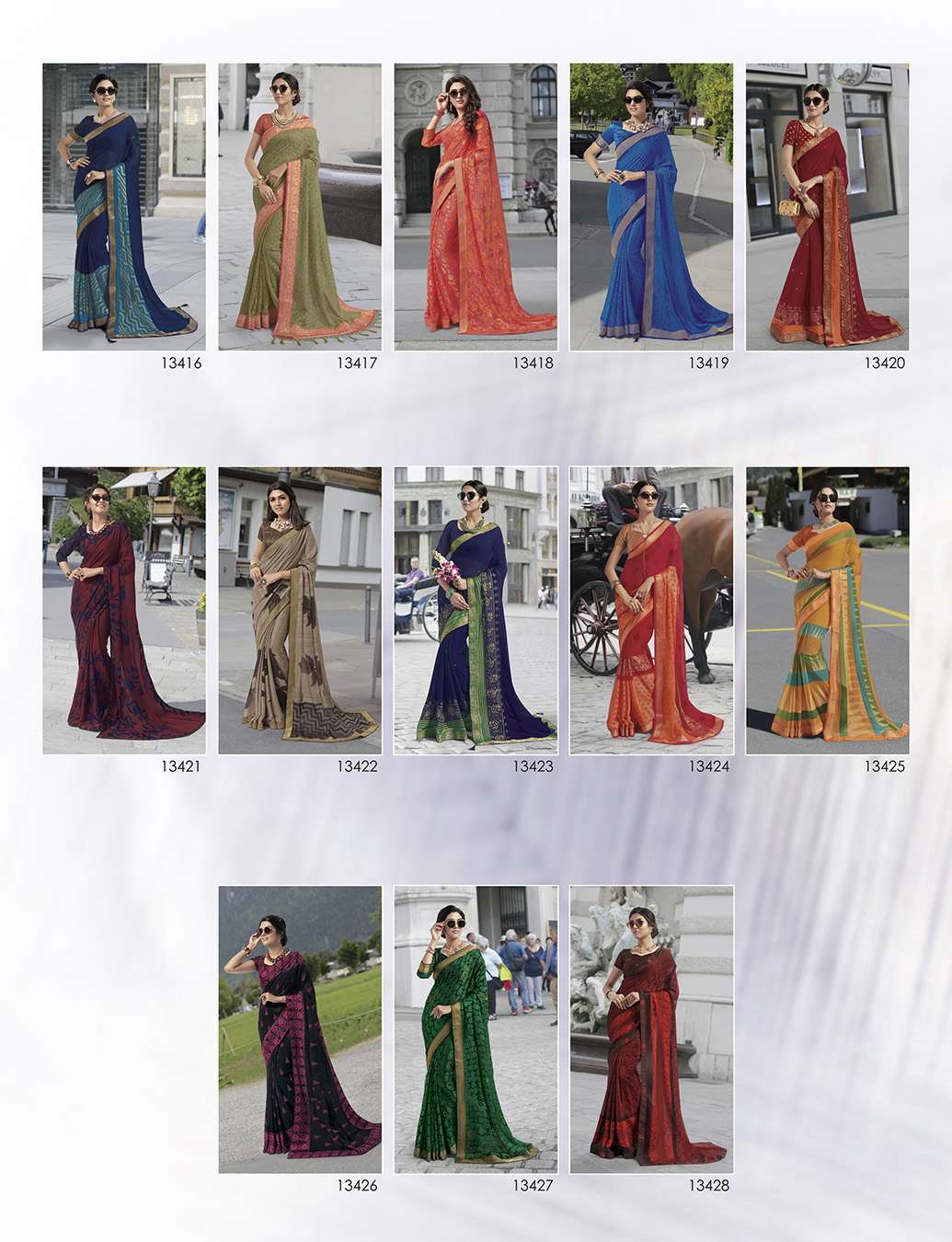 VINTAGE VOL-9 BY SUBHASH SAREES 13401 TO 13428 SERIES INDIAN TRADITIONAL WEAR COLLECTION BEAUTIFUL STYLISH FANCY COLORFUL PARTY WEAR & OCCASIONAL WEAR COTTON/SATIN/BRASSO SAREES AT WHOLESALE PRICE