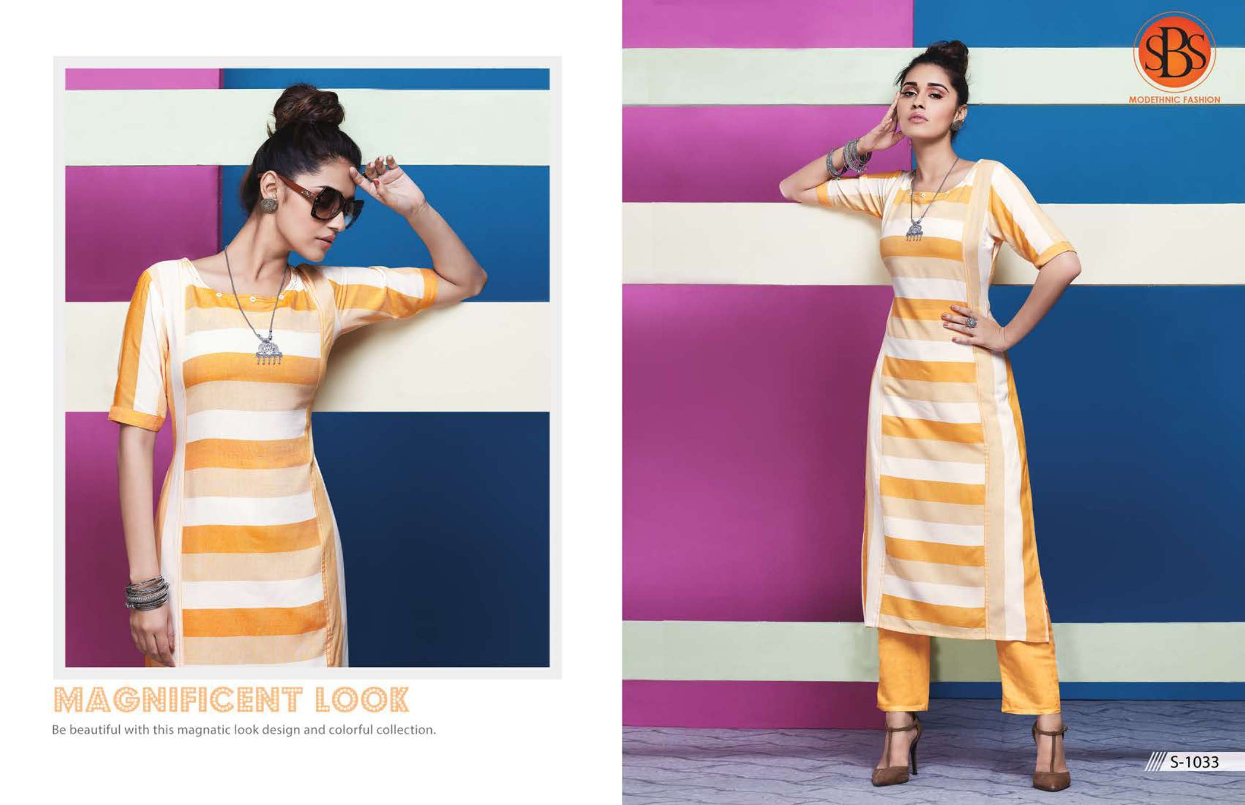 LEHER BY SBS 1031 TO 1034 SERIES STYLISH FANCY BEAUTIFUL COLORFUL CASUAL WEAR & ETHNIC WEAR US POLO KURTIS AT WHOLESALE PRICE