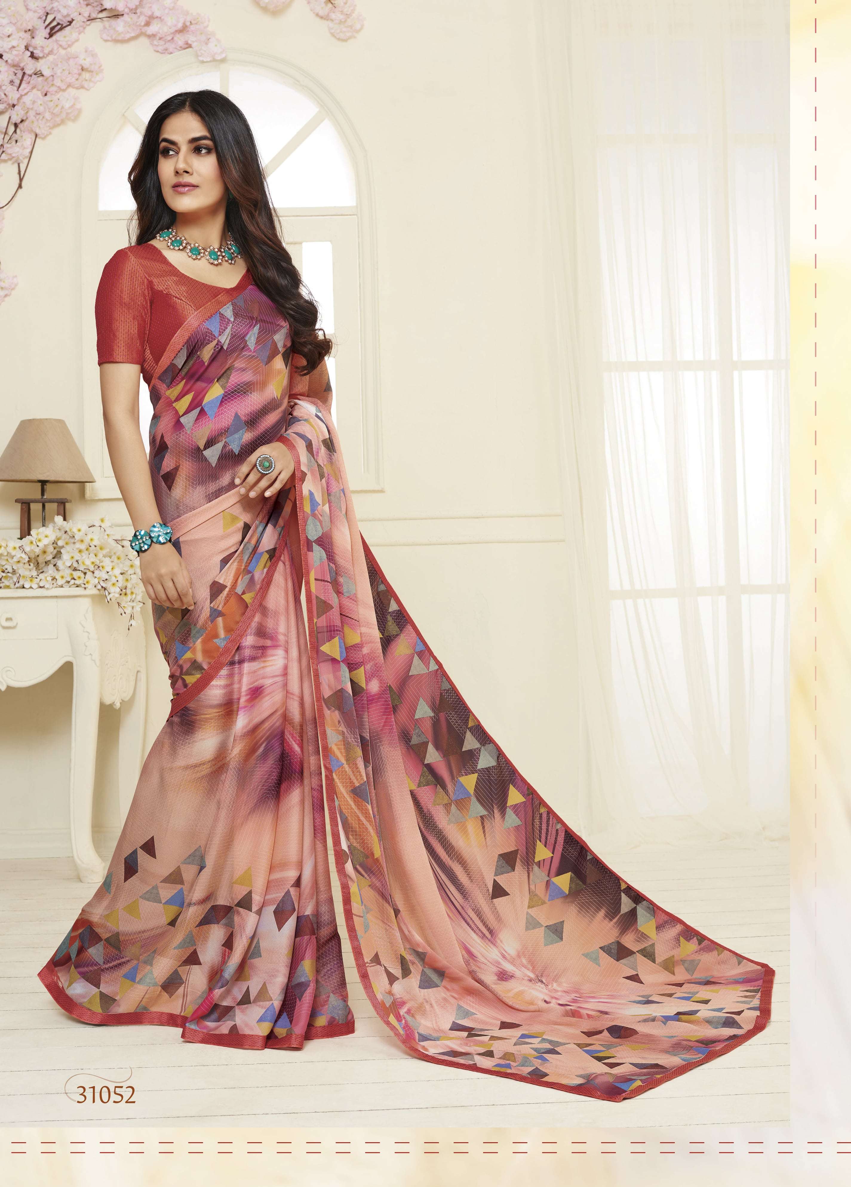 PRINTONIC VOL-3 BY SUBHASH SAREES 31051 TO 31066 SERIES INDIAN TRADITIONAL WEAR COLLECTION BEAUTIFUL STYLISH FANCY COLORFUL PARTY WEAR & OCCASIONAL WEAR GEORGETTE/SATIN GEORGETTE SAREES AT WHOLESALE PRICE