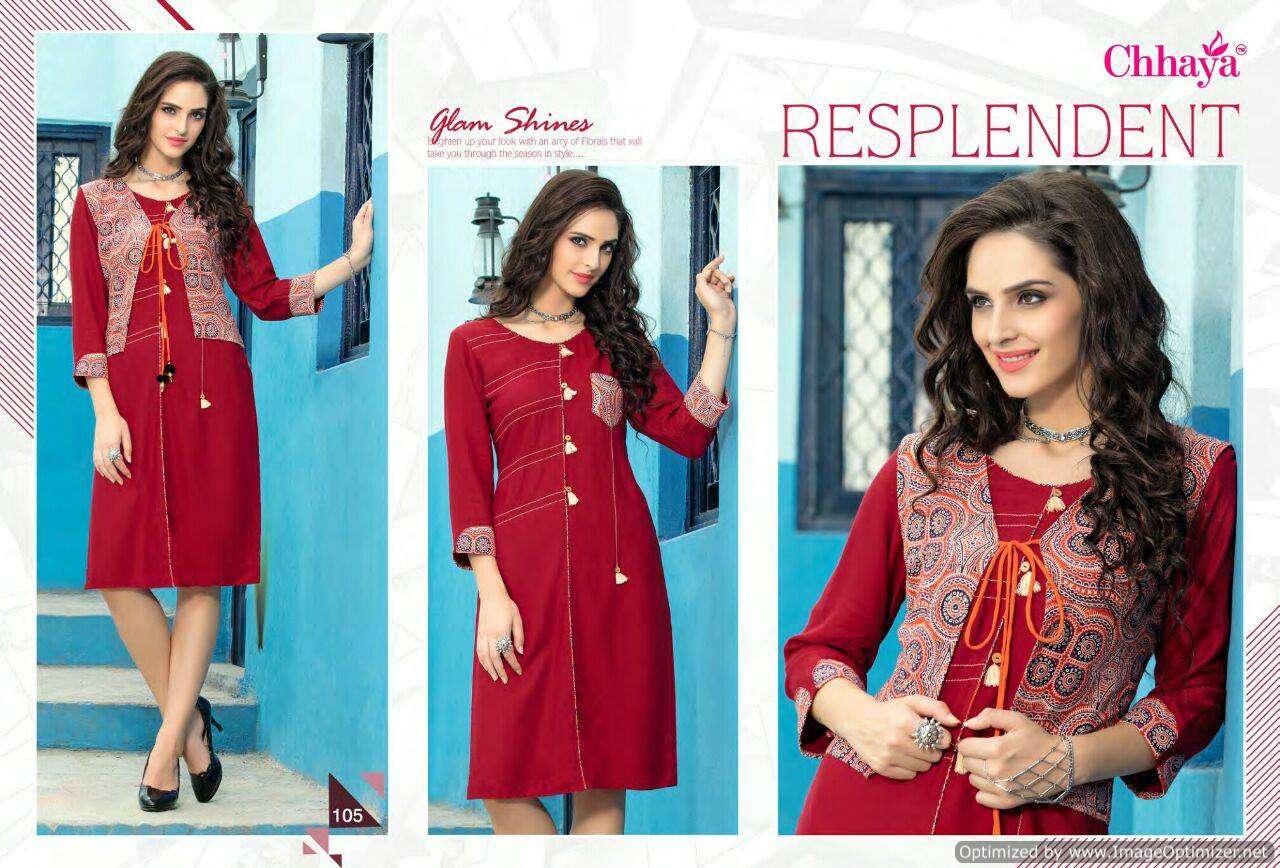 BREZZA BY CHHAYA 101 TO 112 SERIES BEAUTIFUL COLORFUL STYLISH FANCY CASUAL WEAR & ETHNIC WEAR & READY TO WEAR RAYON PRINTED WITH KOTI KURTIS AT WHOLESALE PRICE