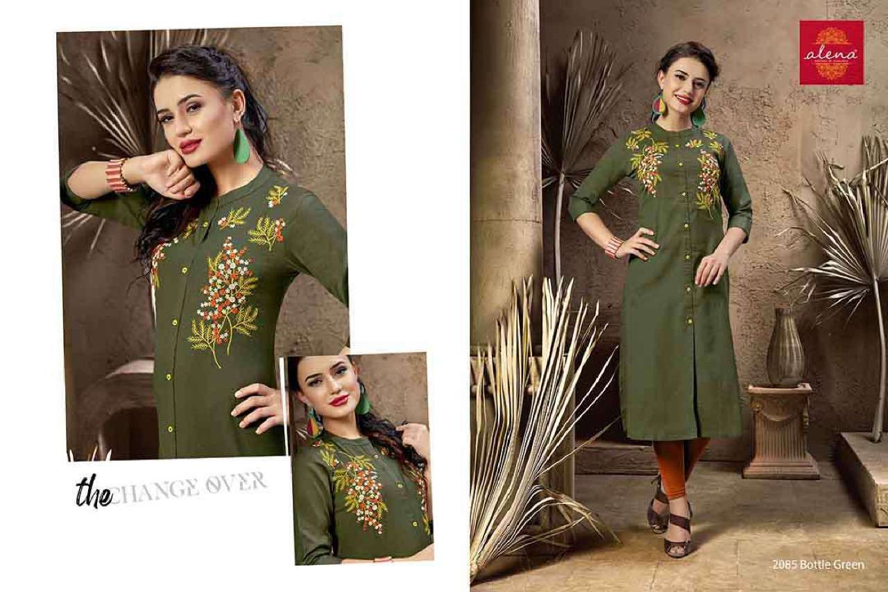 TANTRA BY ALENA 2084-A TO 22084-B SERIES BEAUTIFUL STYLISH FANCY COLORFUL CASUAL WEAR & ETHNIC WEAR COTTON FLEX PRINTED KURTIS AT WHOLESALE PRICE