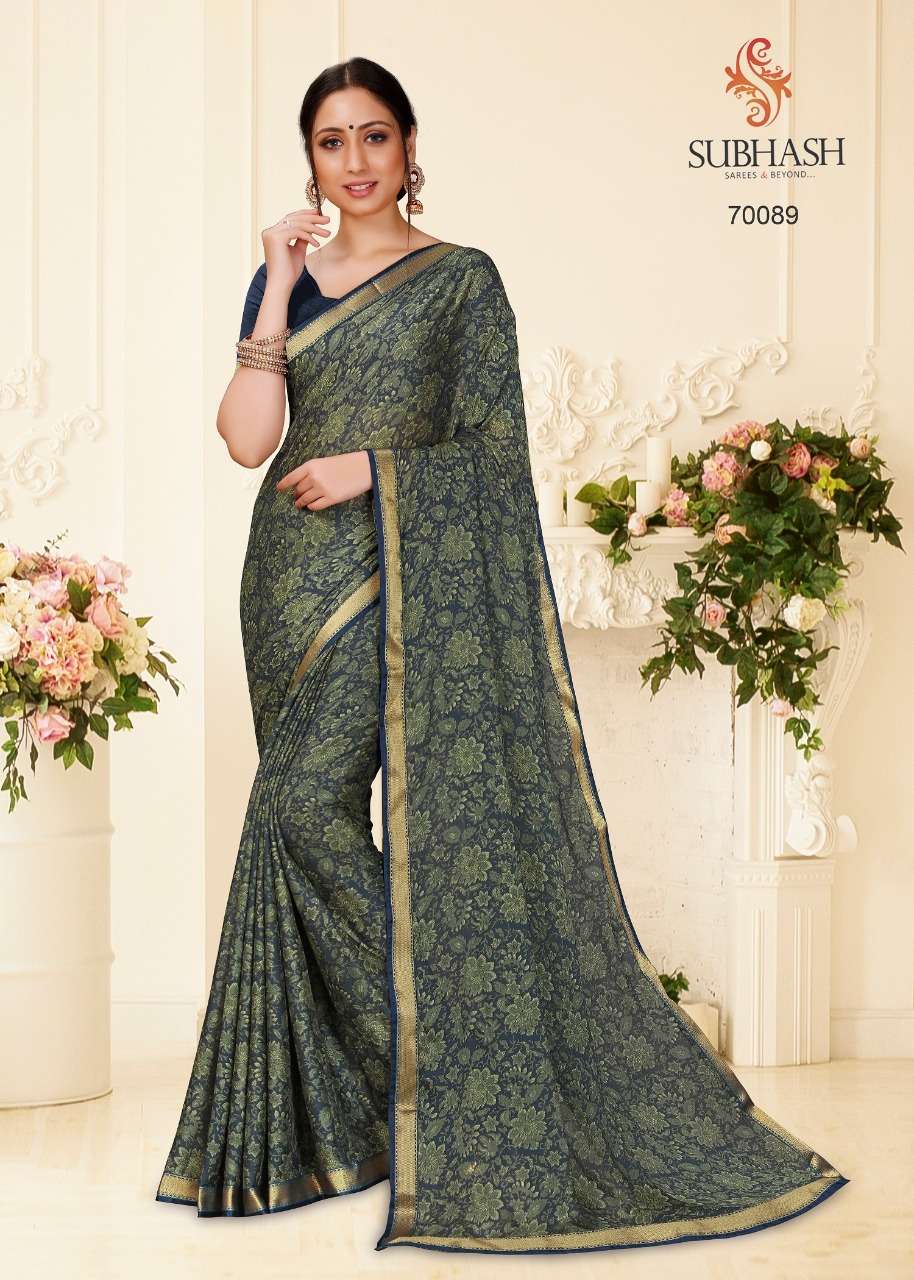 MIX GEORGETTE SAREES BY SUBHASH SAREES INDIAN TRADITIONAL WEAR COLLECTION BEAUTIFUL STYLISH FANCY COLORFUL PARTY WEAR & OCCASIONAL WEAR FANCY SAREES AT WHOLESALE PRICE