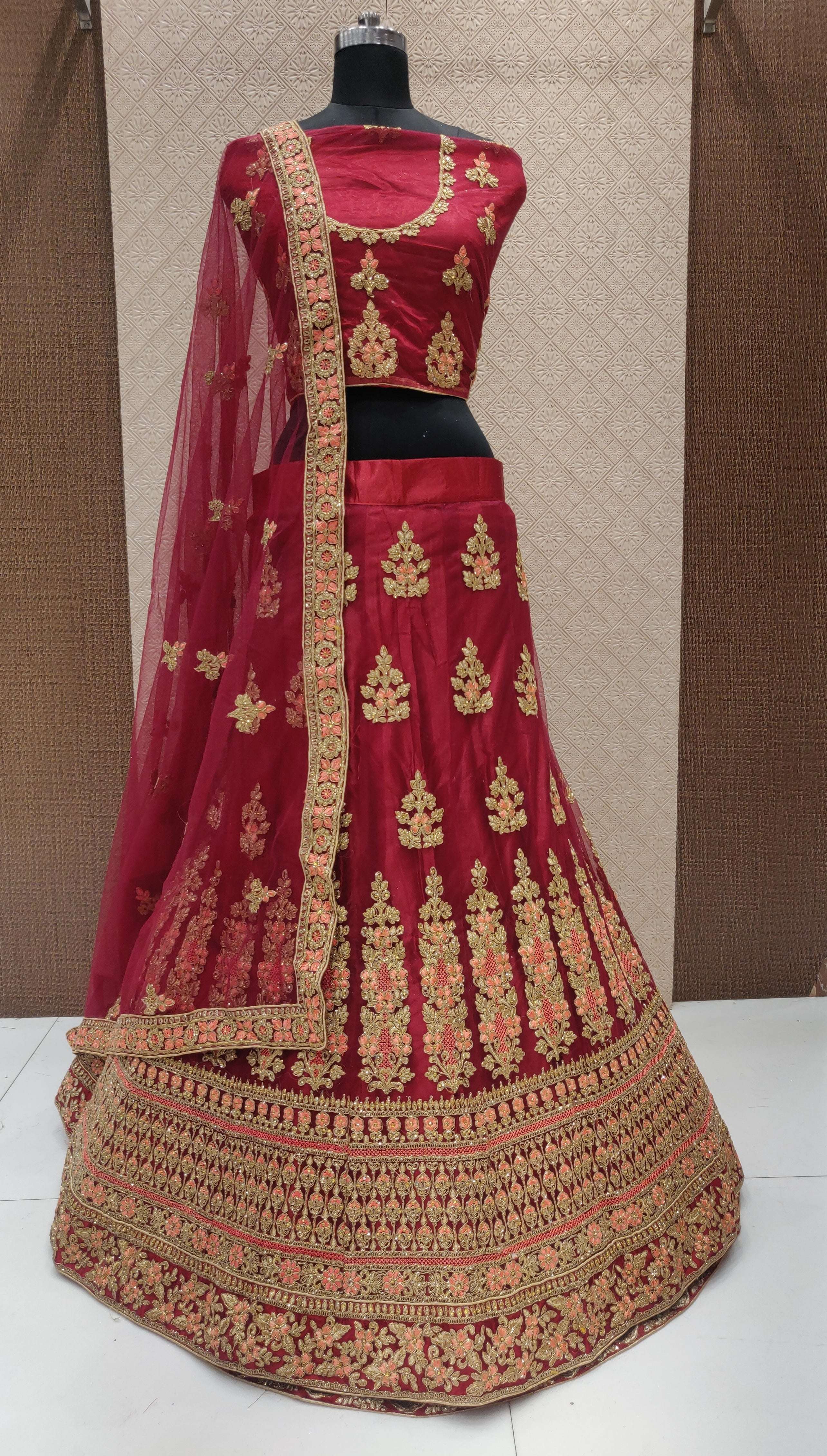 RANGMANCH BY FASHID WHOLESALE 1001 TO 1004 SERIES INDIAN DESIGNER TRADITIONAL WEAR COLLECTION BEAUTIFUL STYLISH FANCY COLORFUL PARTY WEAR & OCCASIONAL WEAR NET LEHENGAS AT WHOLESALE PRICE