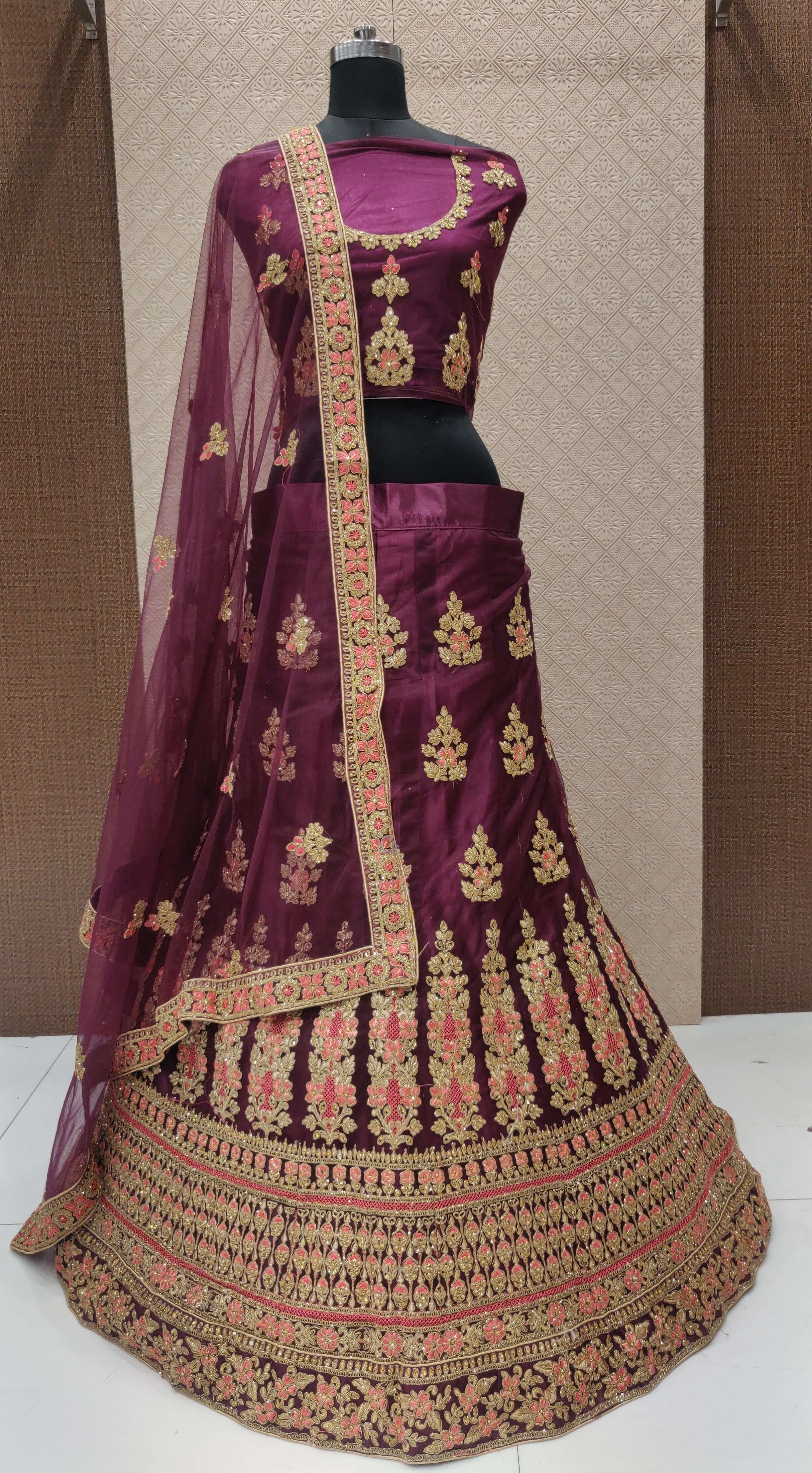 RANGMANCH BY FASHID WHOLESALE 1001 TO 1004 SERIES INDIAN DESIGNER TRADITIONAL WEAR COLLECTION BEAUTIFUL STYLISH FANCY COLORFUL PARTY WEAR & OCCASIONAL WEAR NET LEHENGAS AT WHOLESALE PRICE