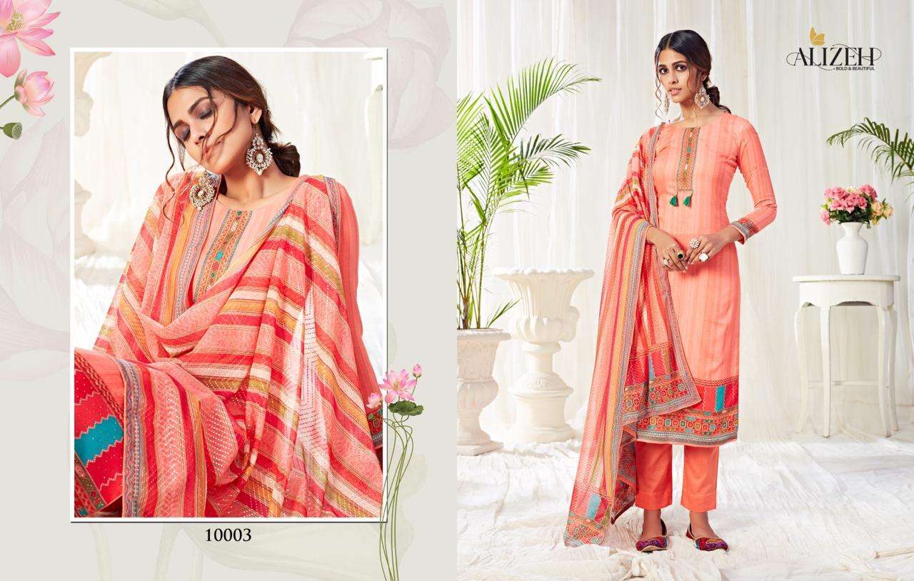 Bliss By Alizeh 10003 To 10010 Series Designer Festive Suits Collection Beautiful Stylish Fancy Colorful Party Wear & Occasional Wear Pure Cotton Dresses At Wholesale Price