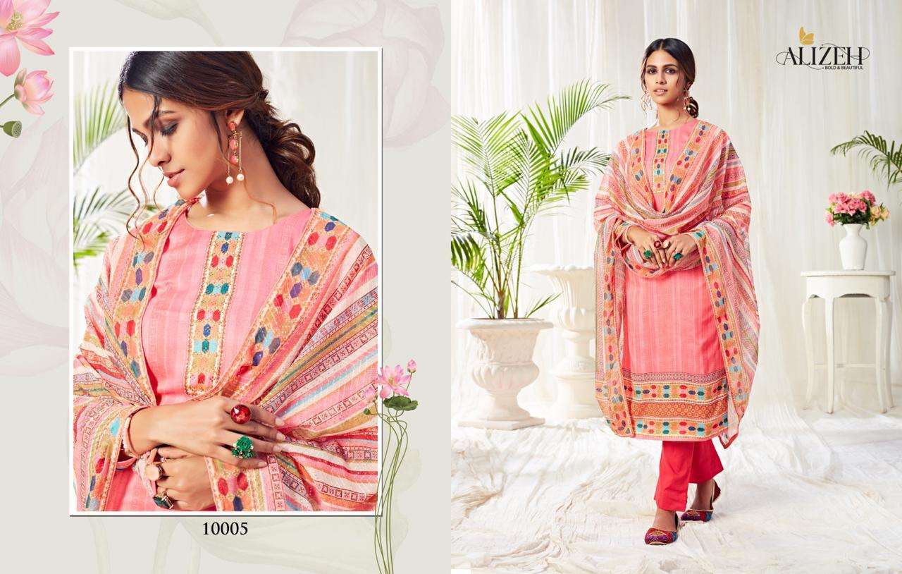 Bliss By Alizeh 10003 To 10010 Series Designer Festive Suits Collection Beautiful Stylish Fancy Colorful Party Wear & Occasional Wear Pure Cotton Dresses At Wholesale Price