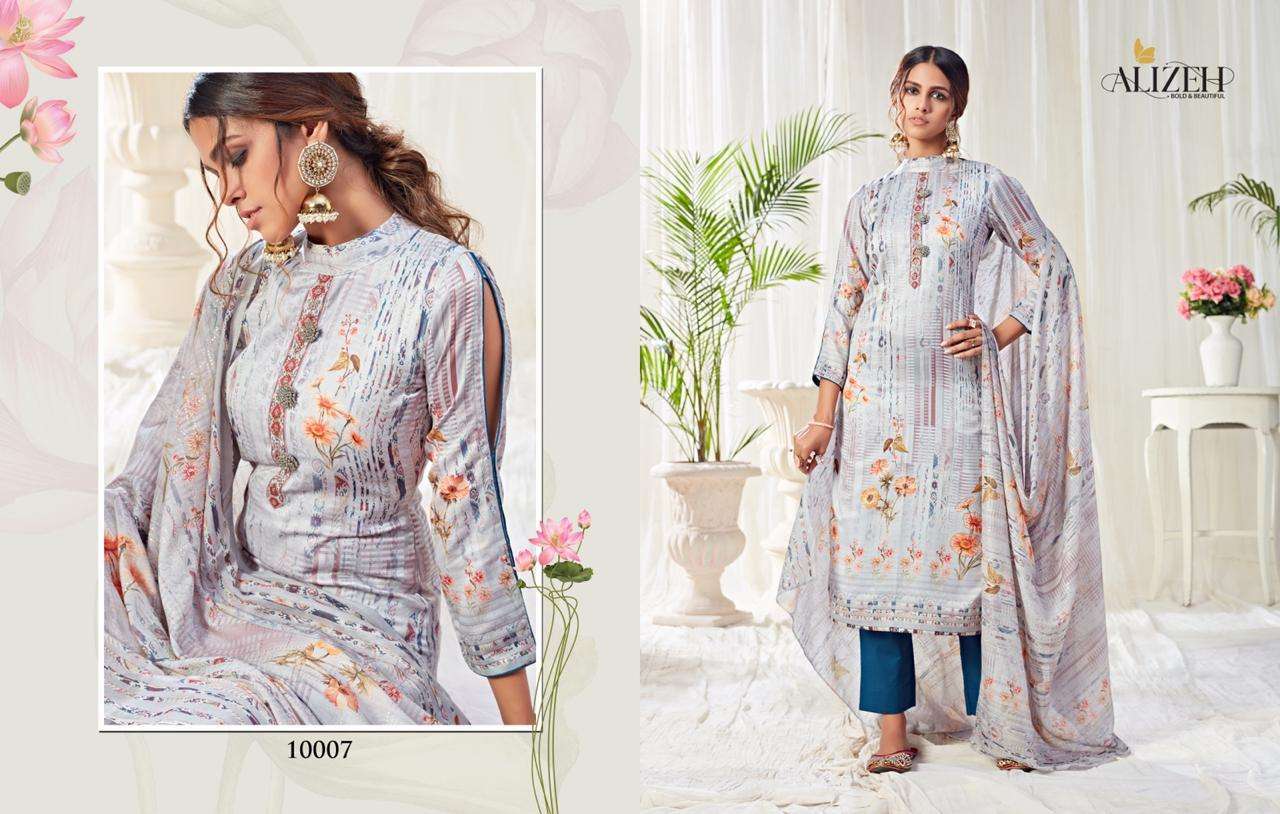 Bliss By Alizeh 10003 To 10010 Series Designer Festive Suits Collection Beautiful Stylish Fancy Colorful Party Wear & Occasional Wear Pure Cotton Dresses At Wholesale Price