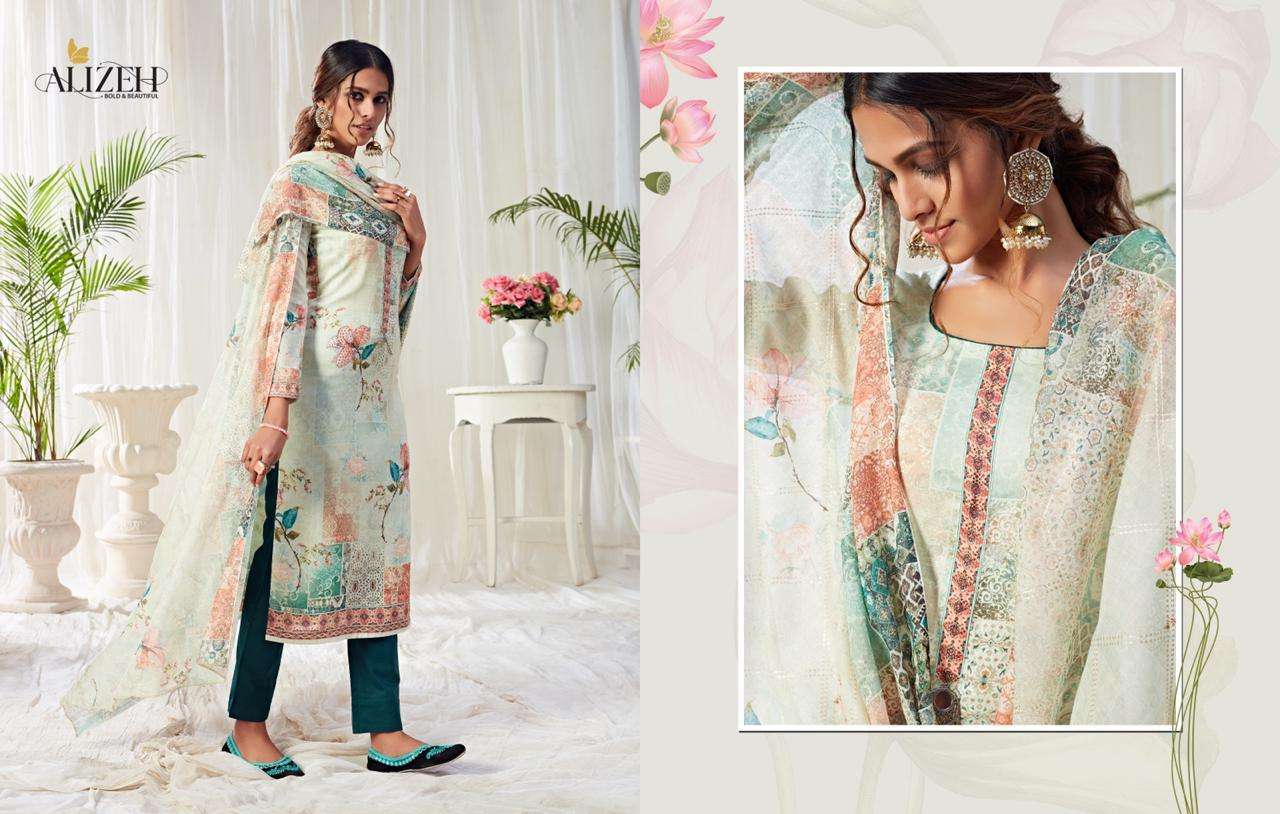 Bliss By Alizeh 10003 To 10010 Series Designer Festive Suits Collection Beautiful Stylish Fancy Colorful Party Wear & Occasional Wear Pure Cotton Dresses At Wholesale Price