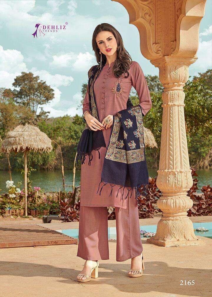 SNAPCHAT BY DEHLIZ TRENDZ 2164 TO 2168 SERIES BEAUTIFUL SUITS STYLISH COLORFUL FANCY CASUAL WEAR & ETHNIC WEAR ROSE SILK DRESSES AT WHOLESALE PRICE