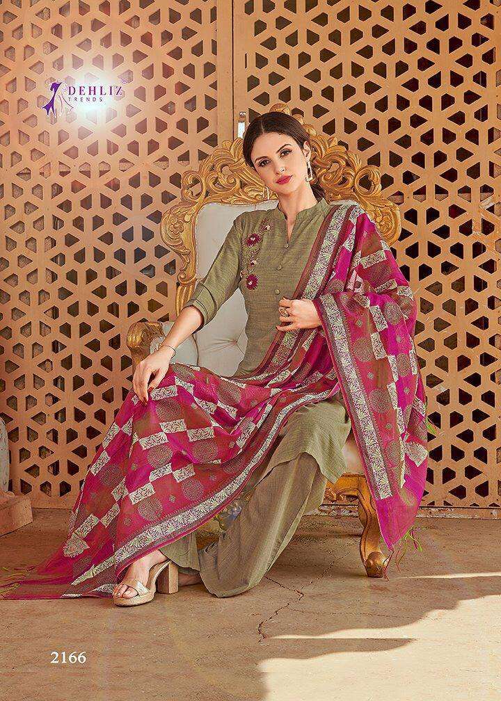 SNAPCHAT BY DEHLIZ TRENDZ 2164 TO 2168 SERIES BEAUTIFUL SUITS STYLISH COLORFUL FANCY CASUAL WEAR & ETHNIC WEAR ROSE SILK DRESSES AT WHOLESALE PRICE