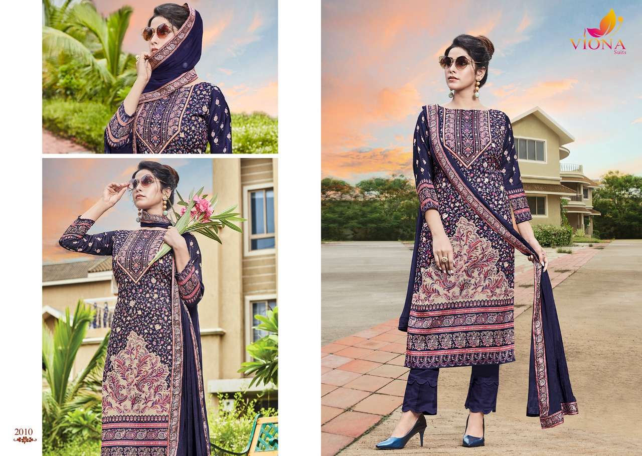 JASMINE BY VIONA SUITS 2009 TO 2016 SERIES BEAUTIFUL SUITS STYLISH FANCY COLORFUL PARTY WEAR & OCCASIONAL WEAR PURE WOLLEN PASHMINA DIGITAL PRINTED DRESSES AT WHOLESALE PRICE