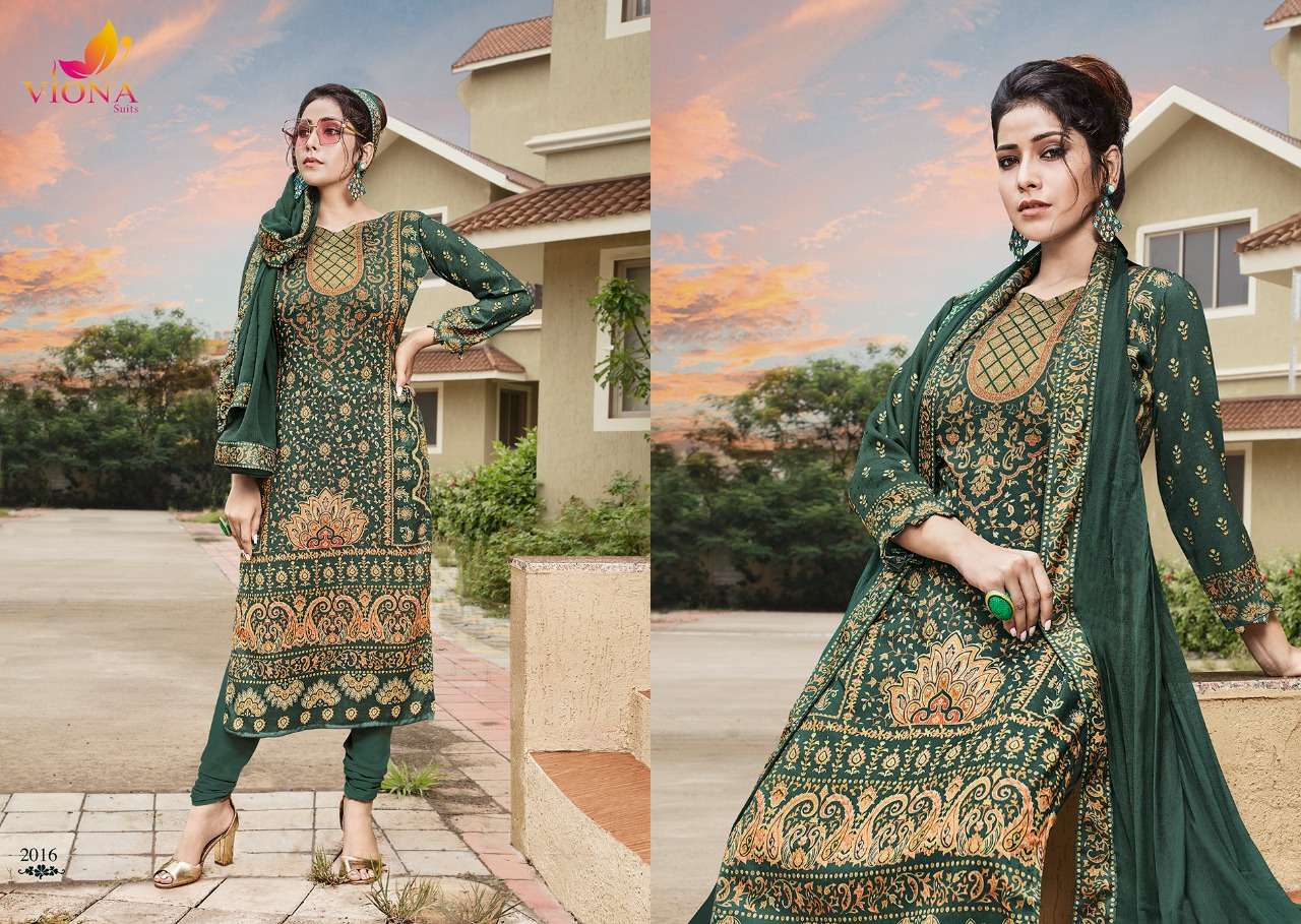 JASMINE BY VIONA SUITS 2009 TO 2016 SERIES BEAUTIFUL SUITS STYLISH FANCY COLORFUL PARTY WEAR & OCCASIONAL WEAR PURE WOLLEN PASHMINA DIGITAL PRINTED DRESSES AT WHOLESALE PRICE