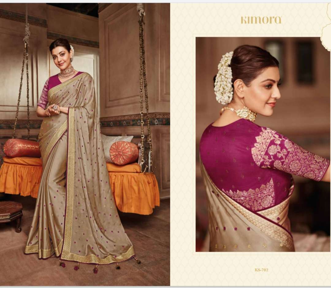 KIMORA SAREES HIT COLLECTION BY KIMORA FASHION COLORFUL BEAUTIFUL FANCY PARTY WEAR & TRADITIONAL WEAR FANCY SAREES AT WHOLESALE PRICE